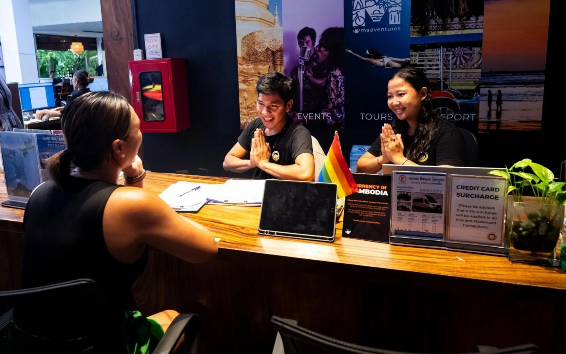 Lobby or reception in Mad Monkey Hostel Phnom Penh