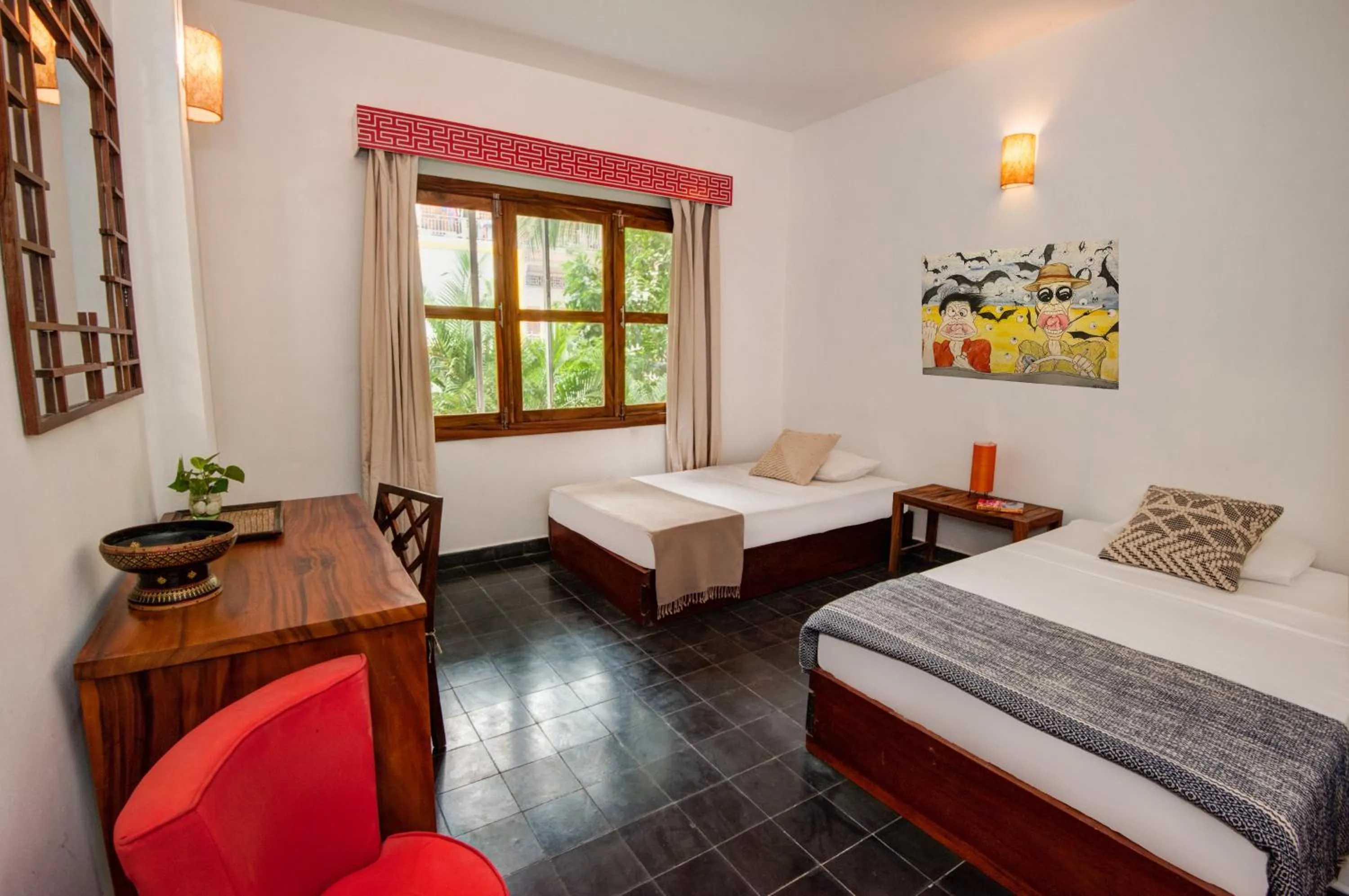 Bed in Mad Monkey Hostel Phnom Penh