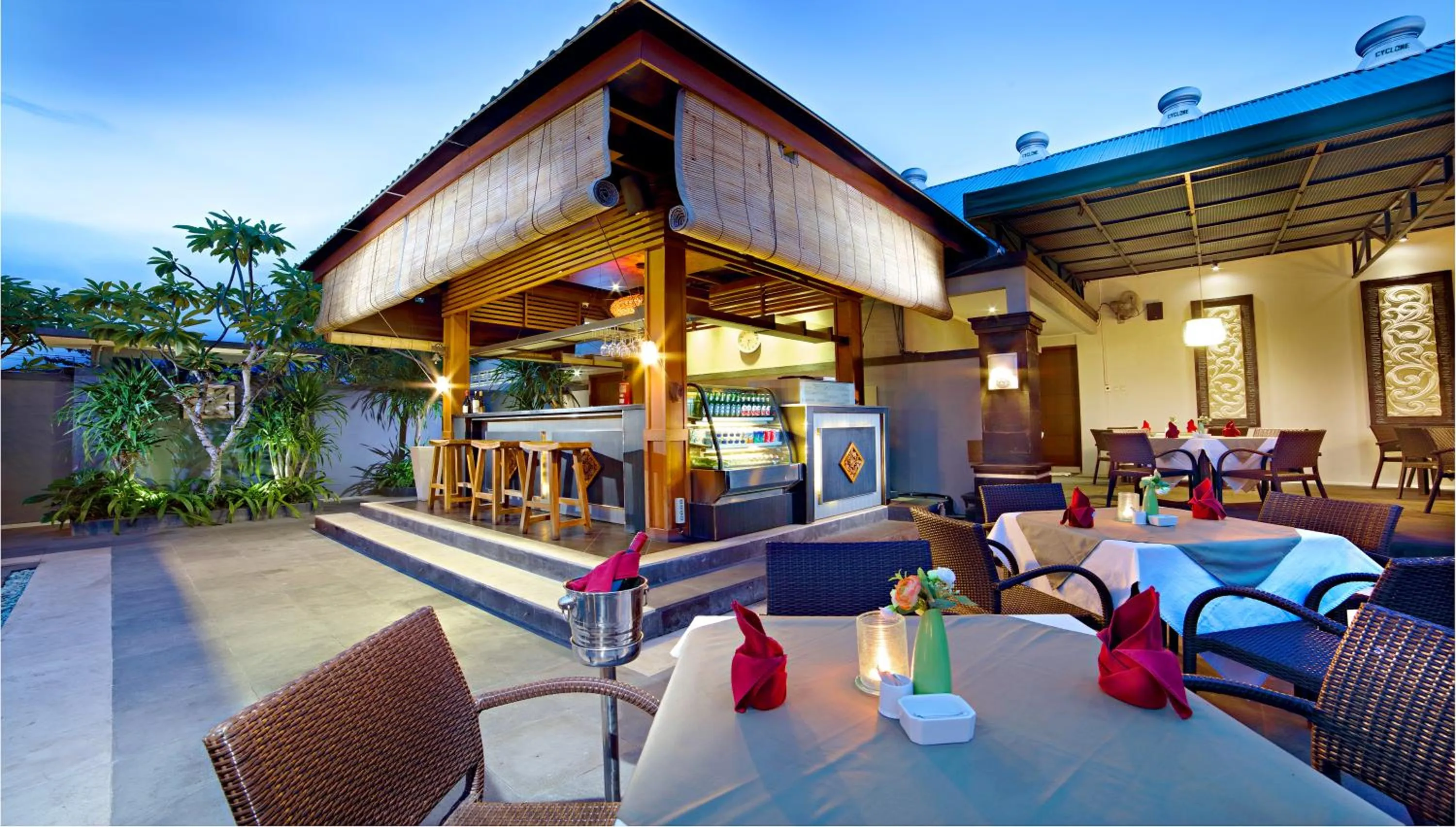 Restaurant/places to eat in The Banyumas Villa
