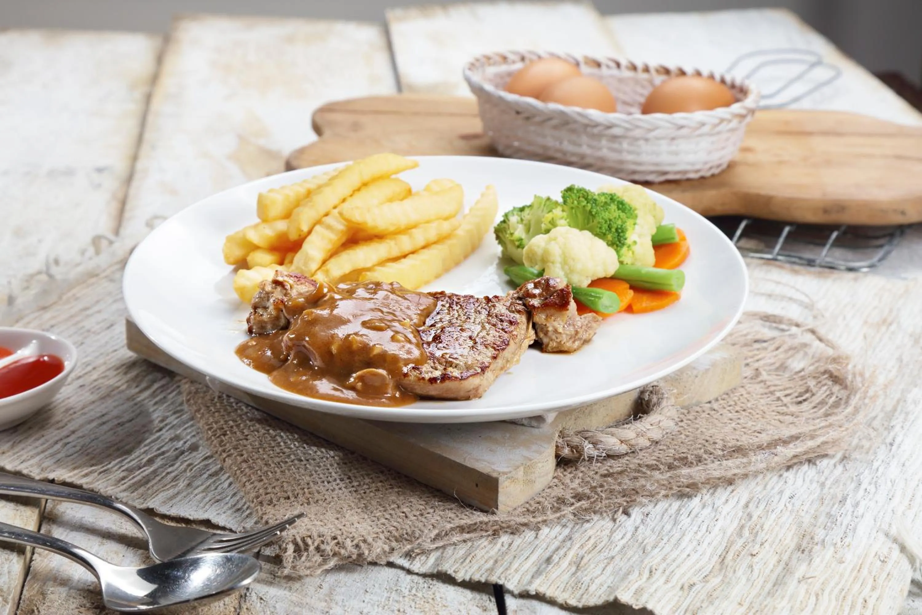 Food close-up in The Banyumas Villa