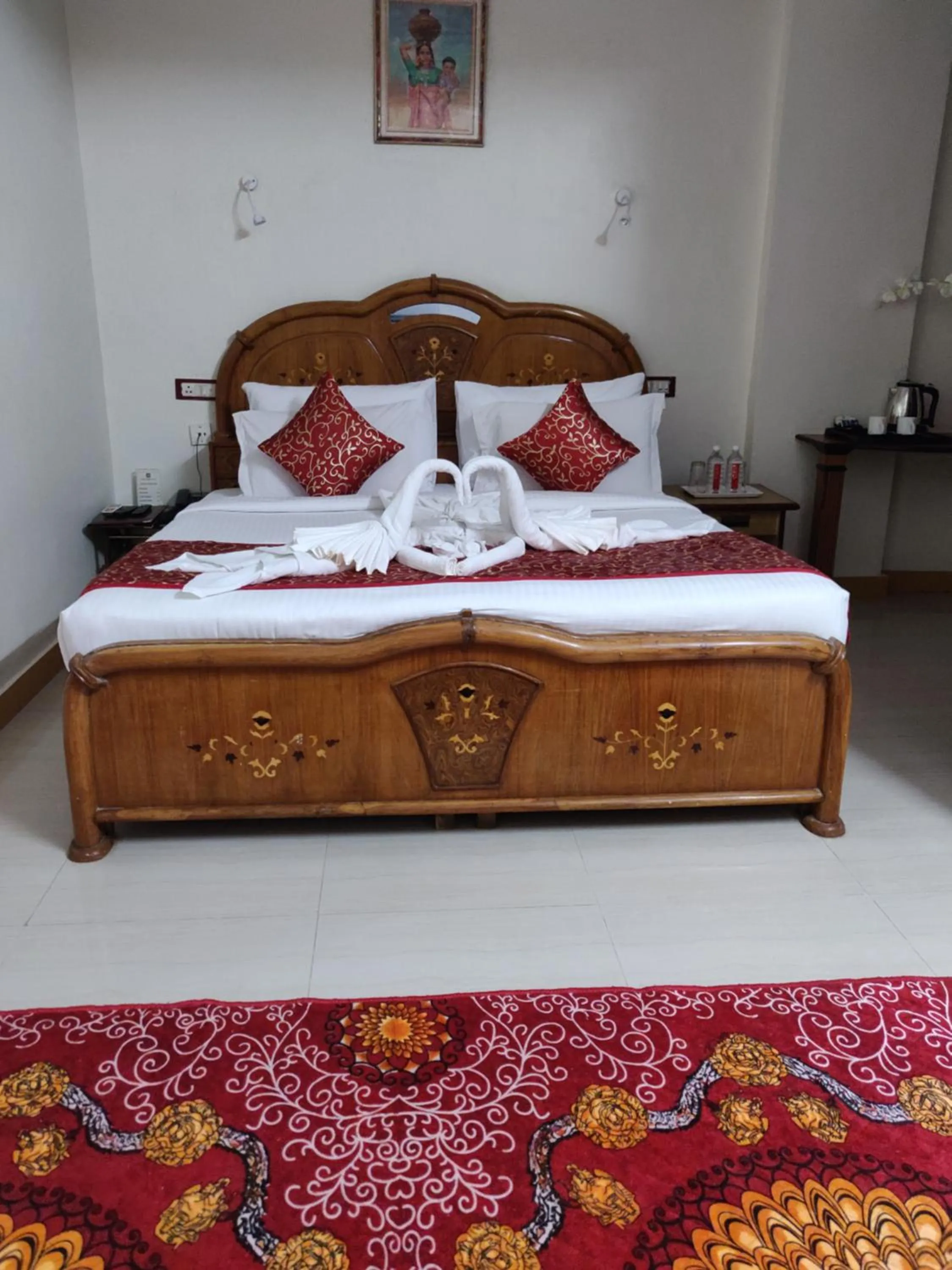 Bed in Chandra Inn