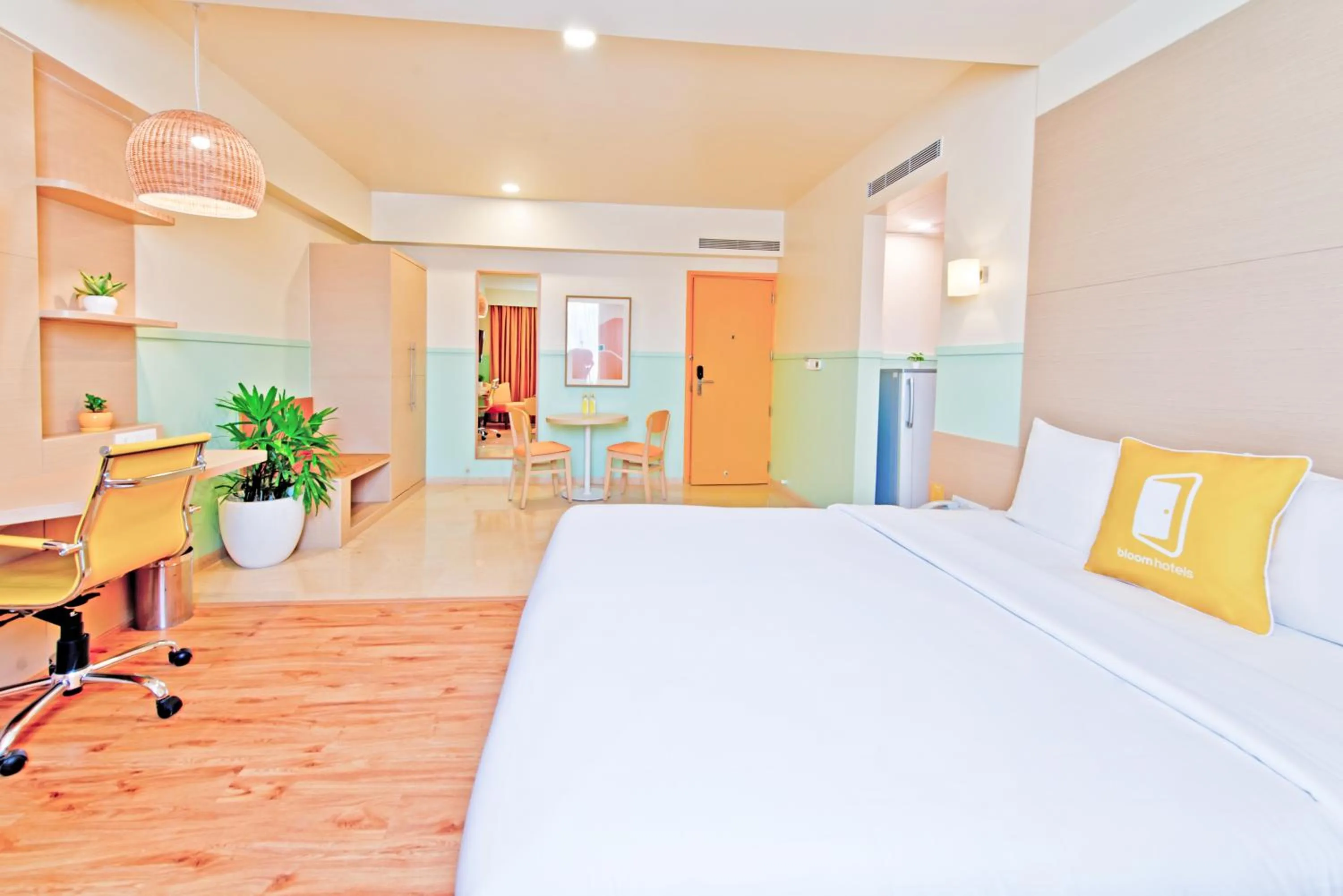 View (from property/room), Bed in Bloom Hotel - Indiranagar