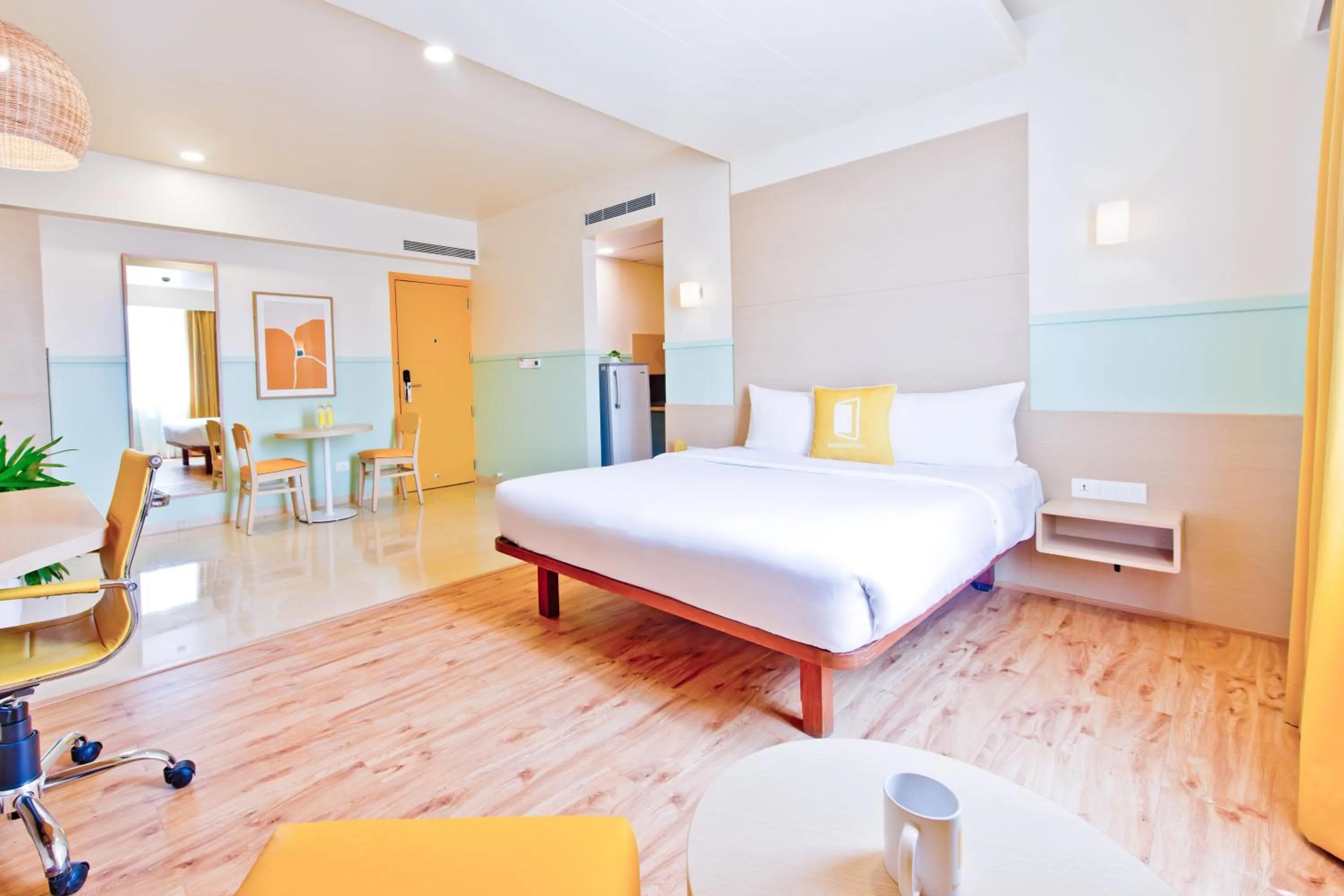 View (from property/room), Bed in Bloom Hotel - Indiranagar