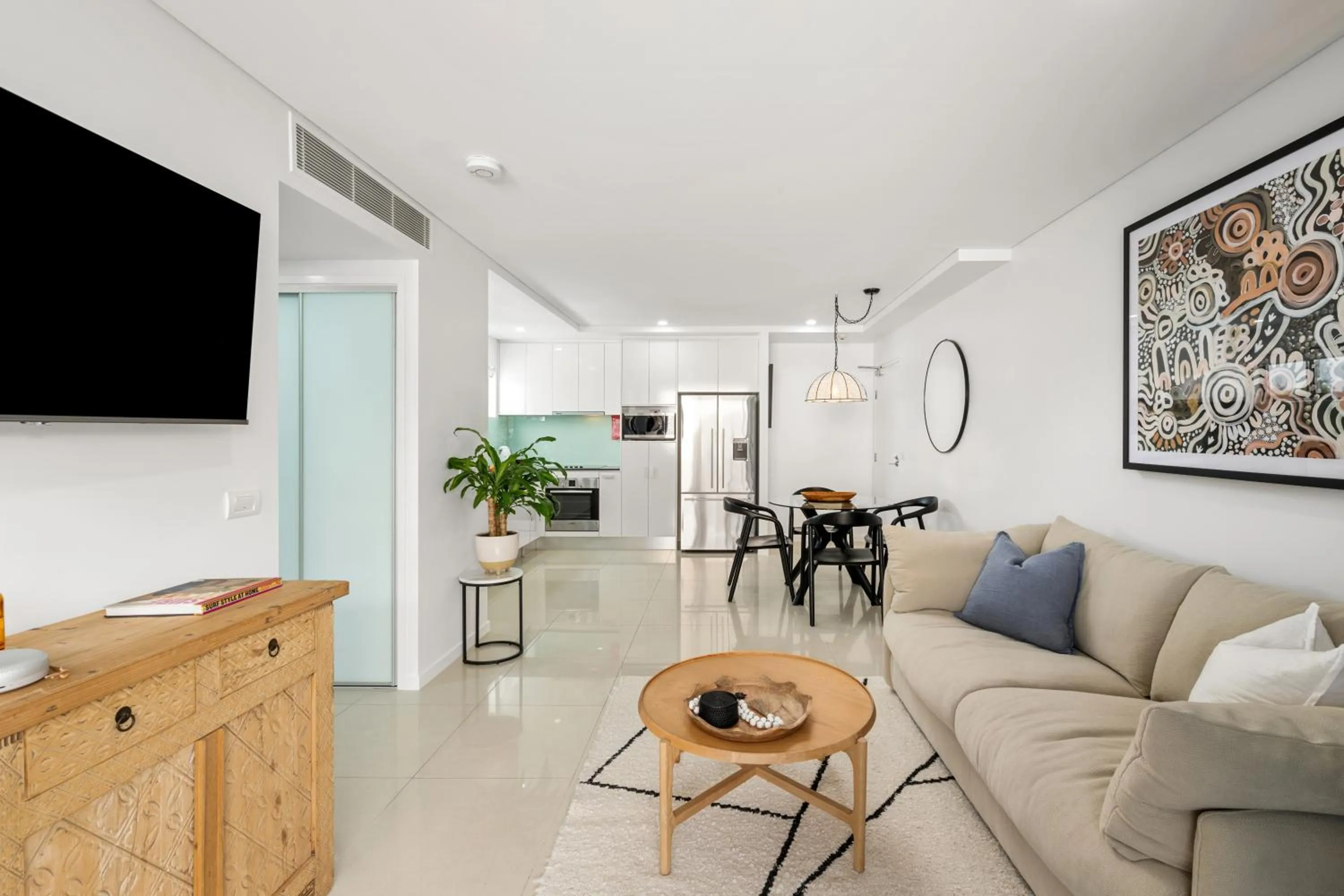 Living room in Coco Mooloolaba