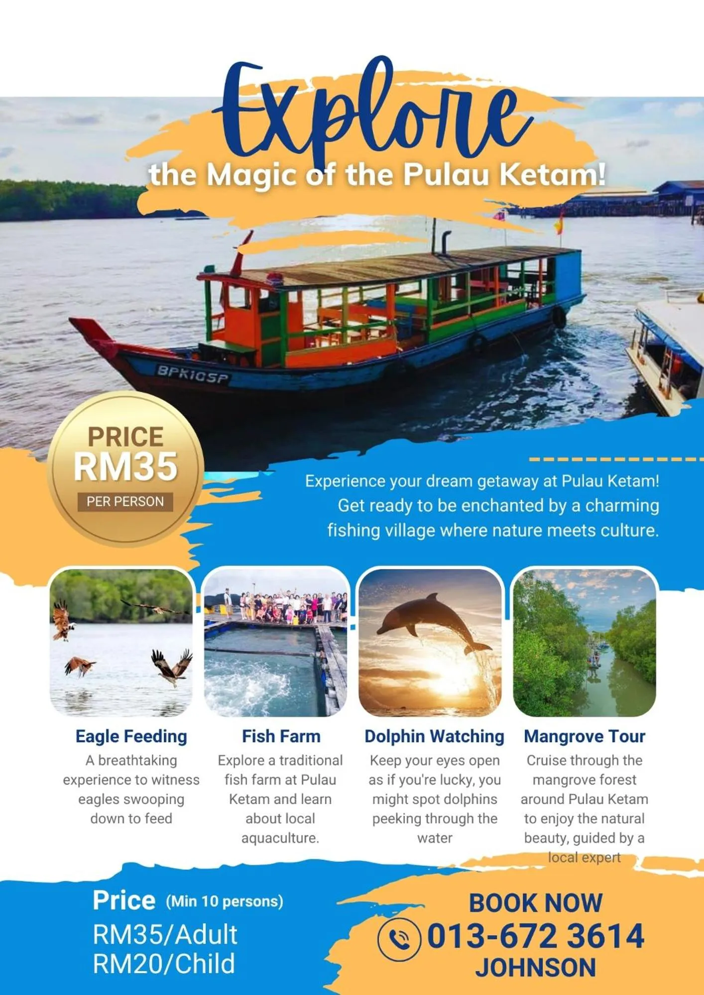 Activities in Sea Lion Pulau Ketam Bungalow Homestay