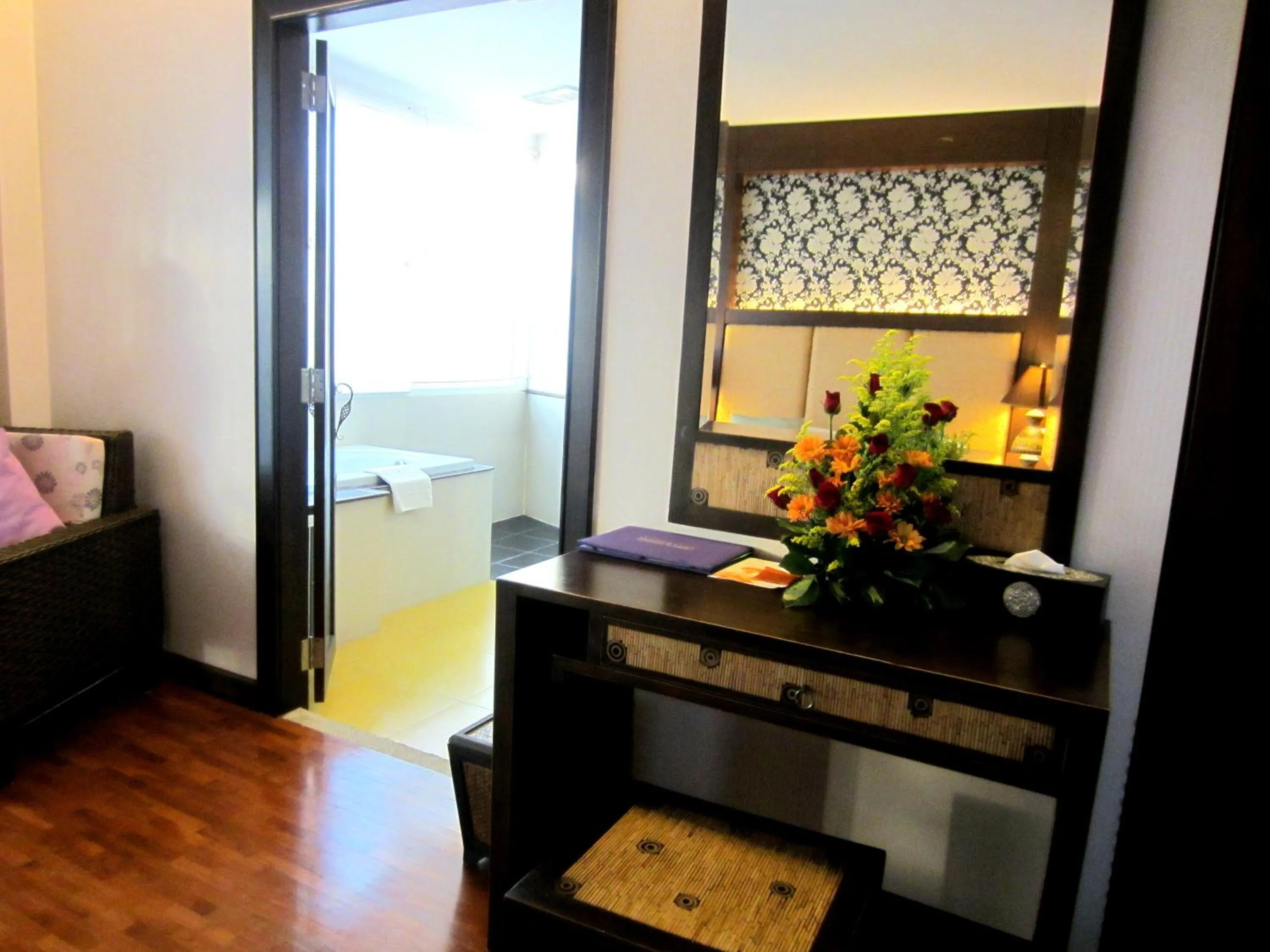 Decorative detail in Mountain Creek Wellness Resort Chiangmai