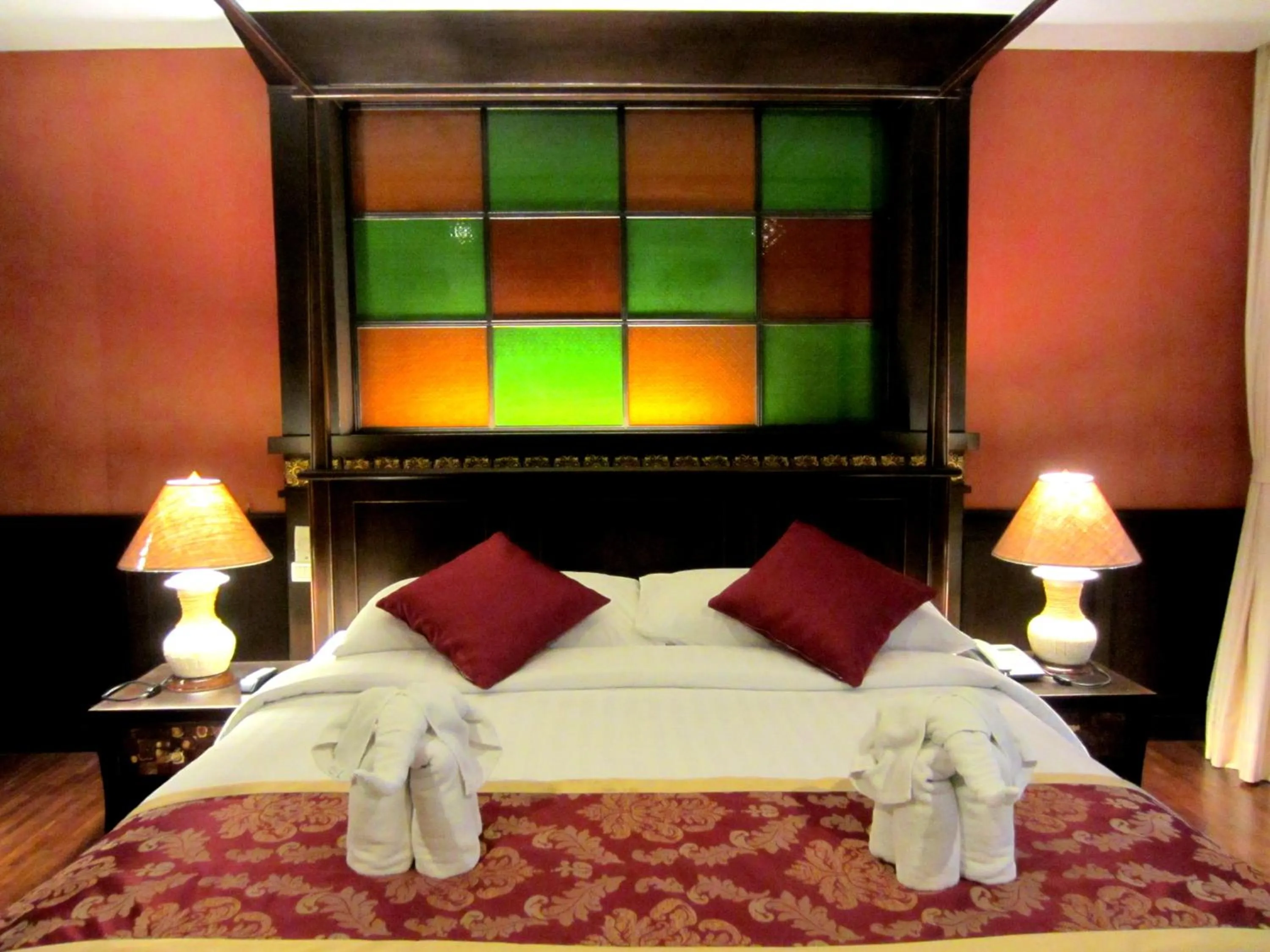 Bed in Mountain Creek Wellness Resort Chiangmai