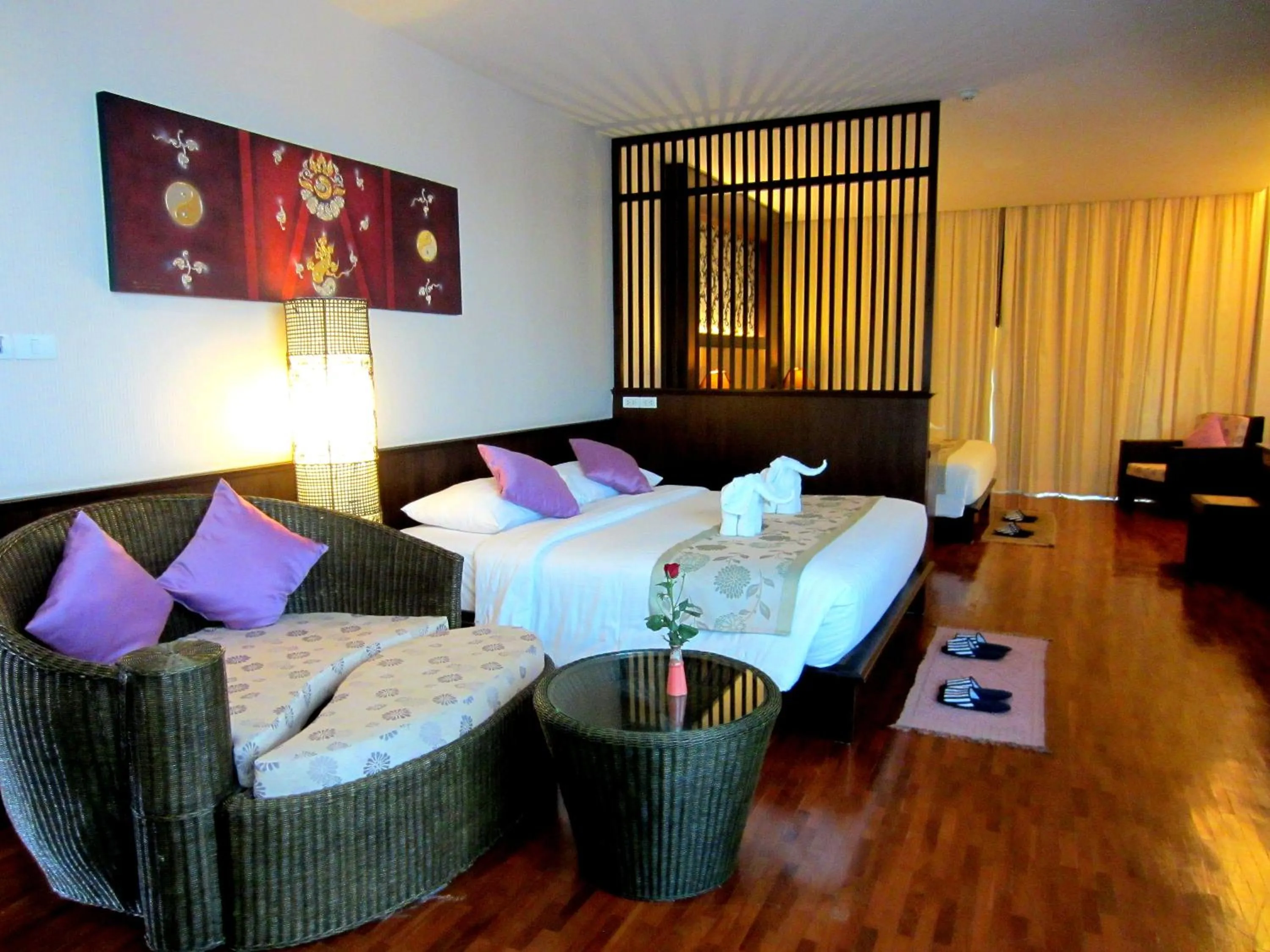 Photo of the whole room, Bed in Mountain Creek Wellness Resort Chiangmai