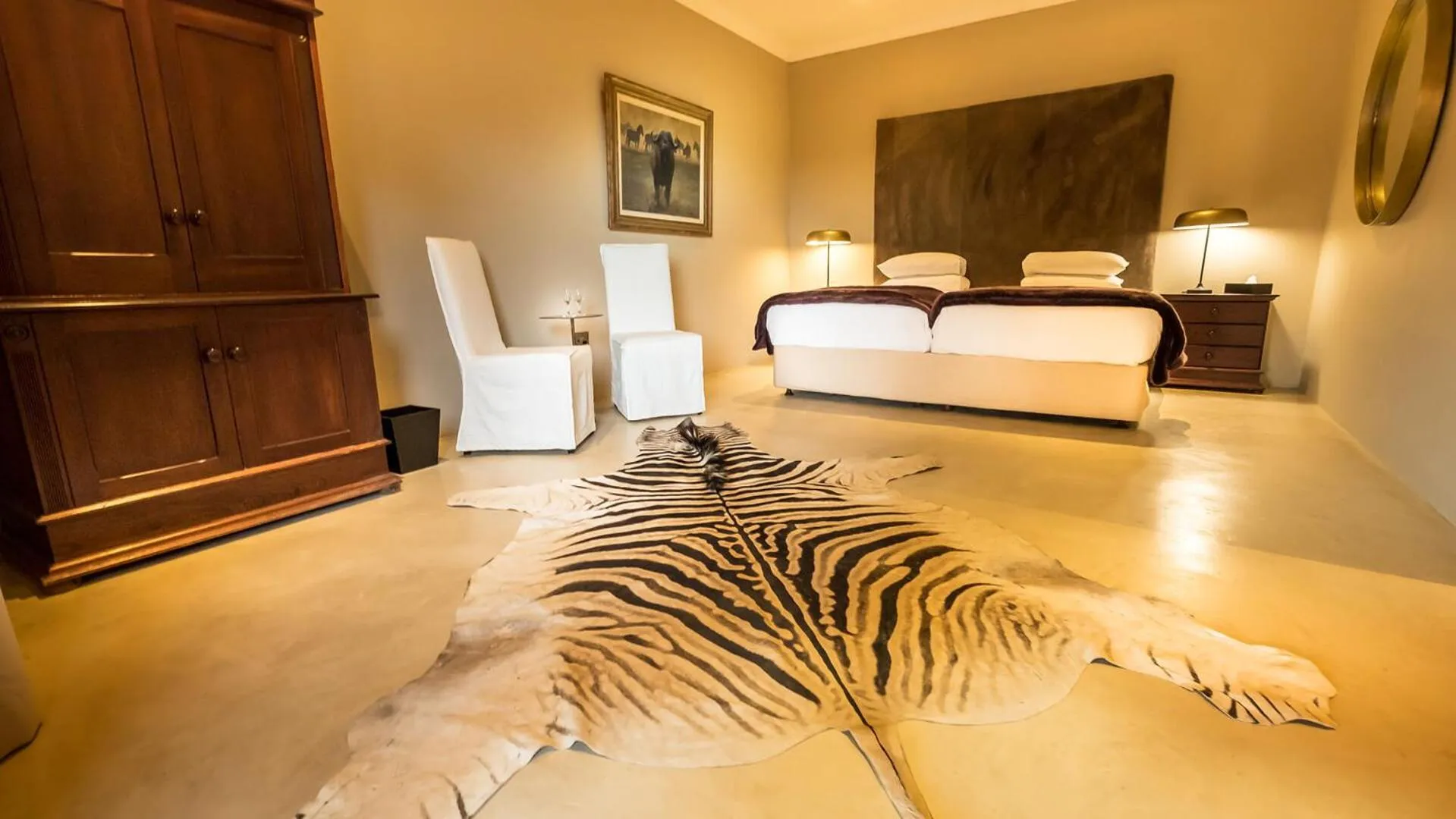 Bed in Bagatelle Kalahari Game Ranch