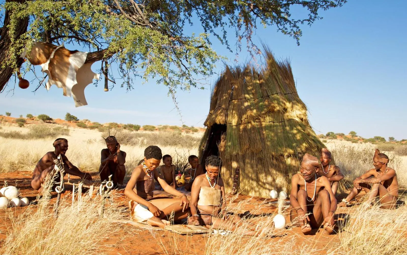 People in Bagatelle Kalahari Game Ranch