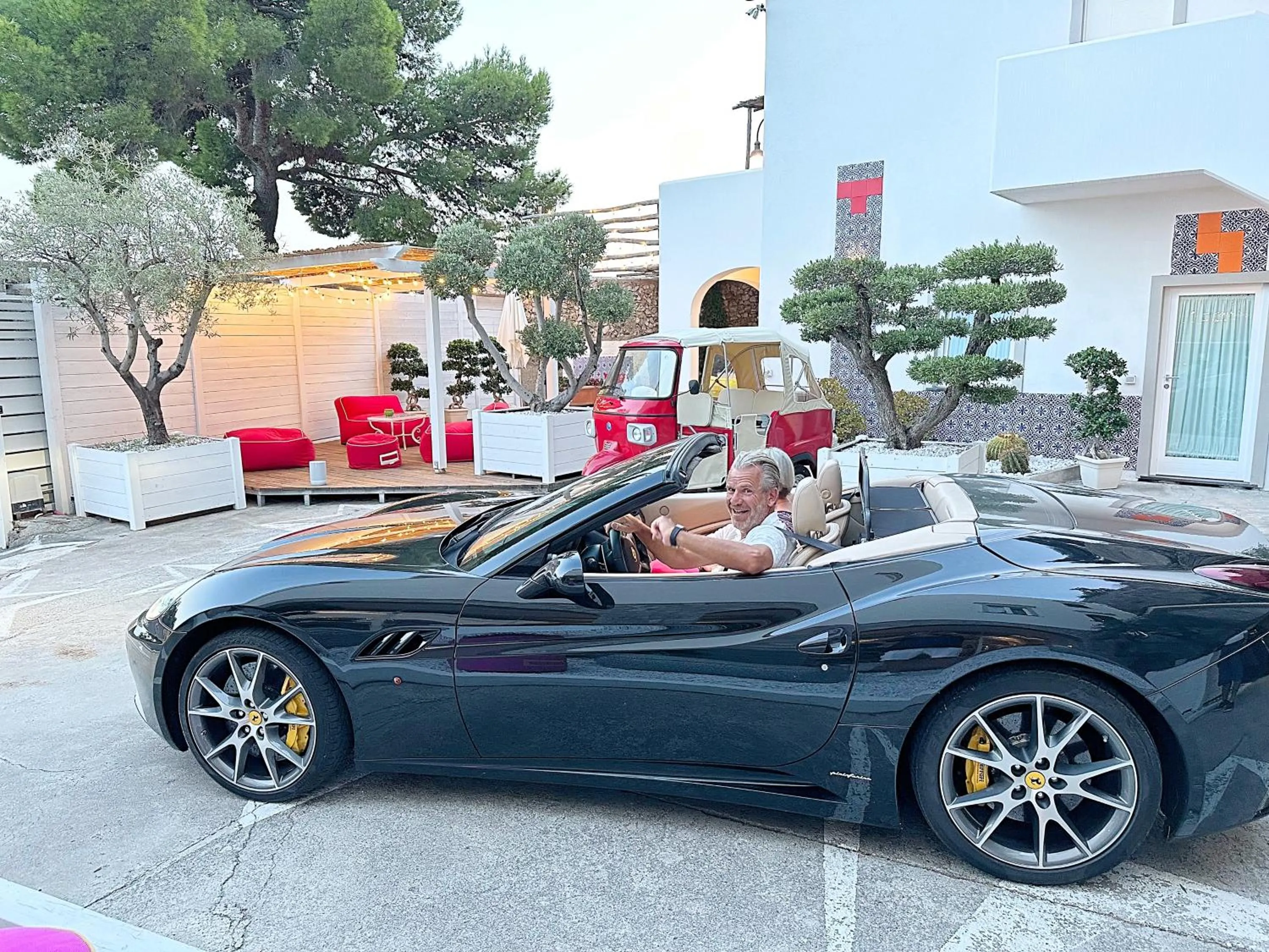 Parking in Villa Bossa Amalfi