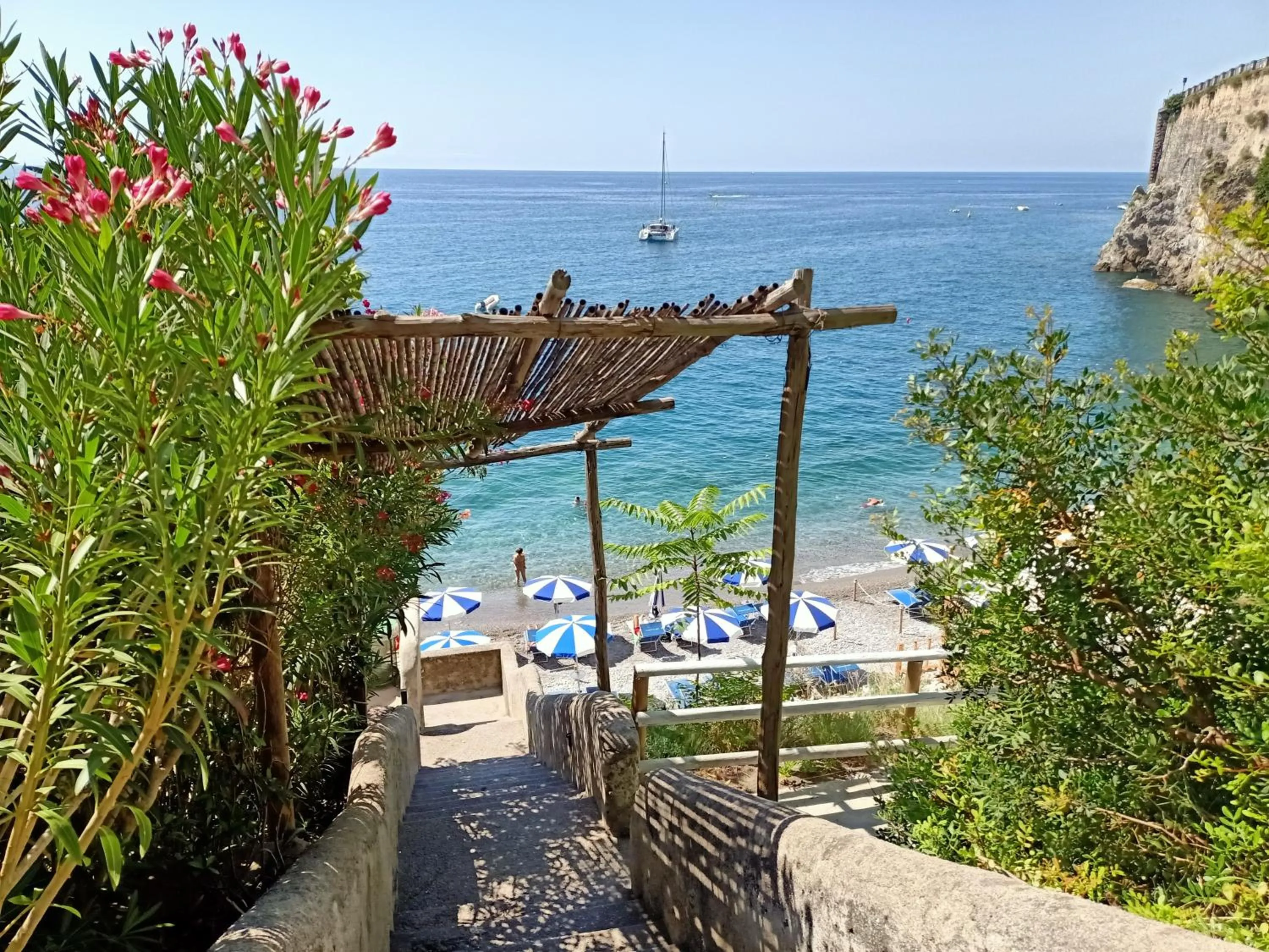 Beach in Villa Bossa Amalfi