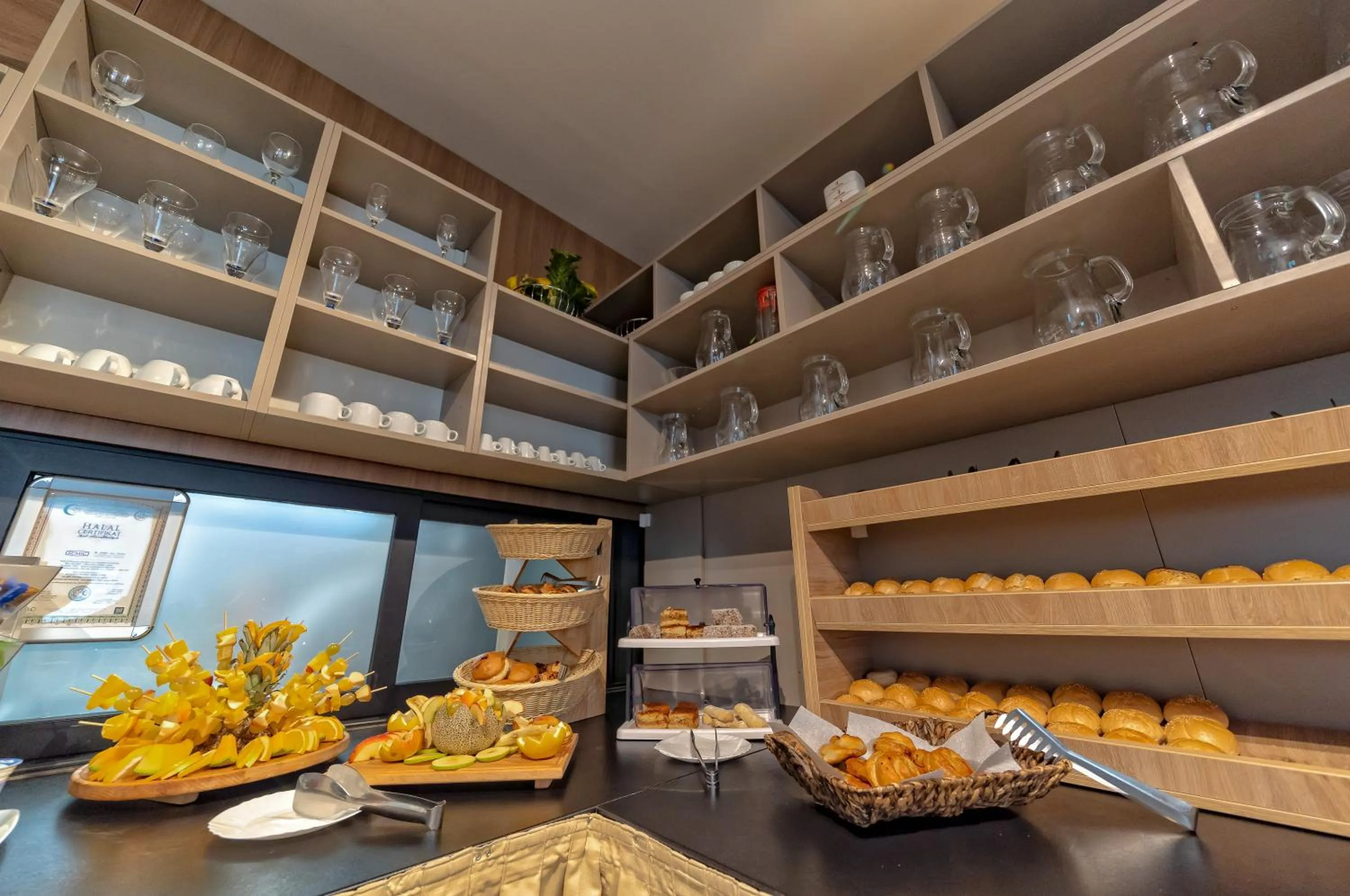 Buffet breakfast in Hotel Koncept Residence