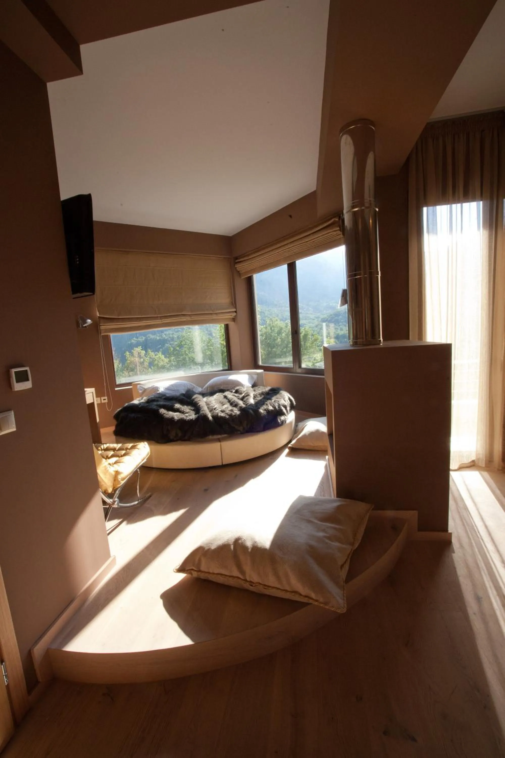 Bed in Forest Suites Boutique Hotel