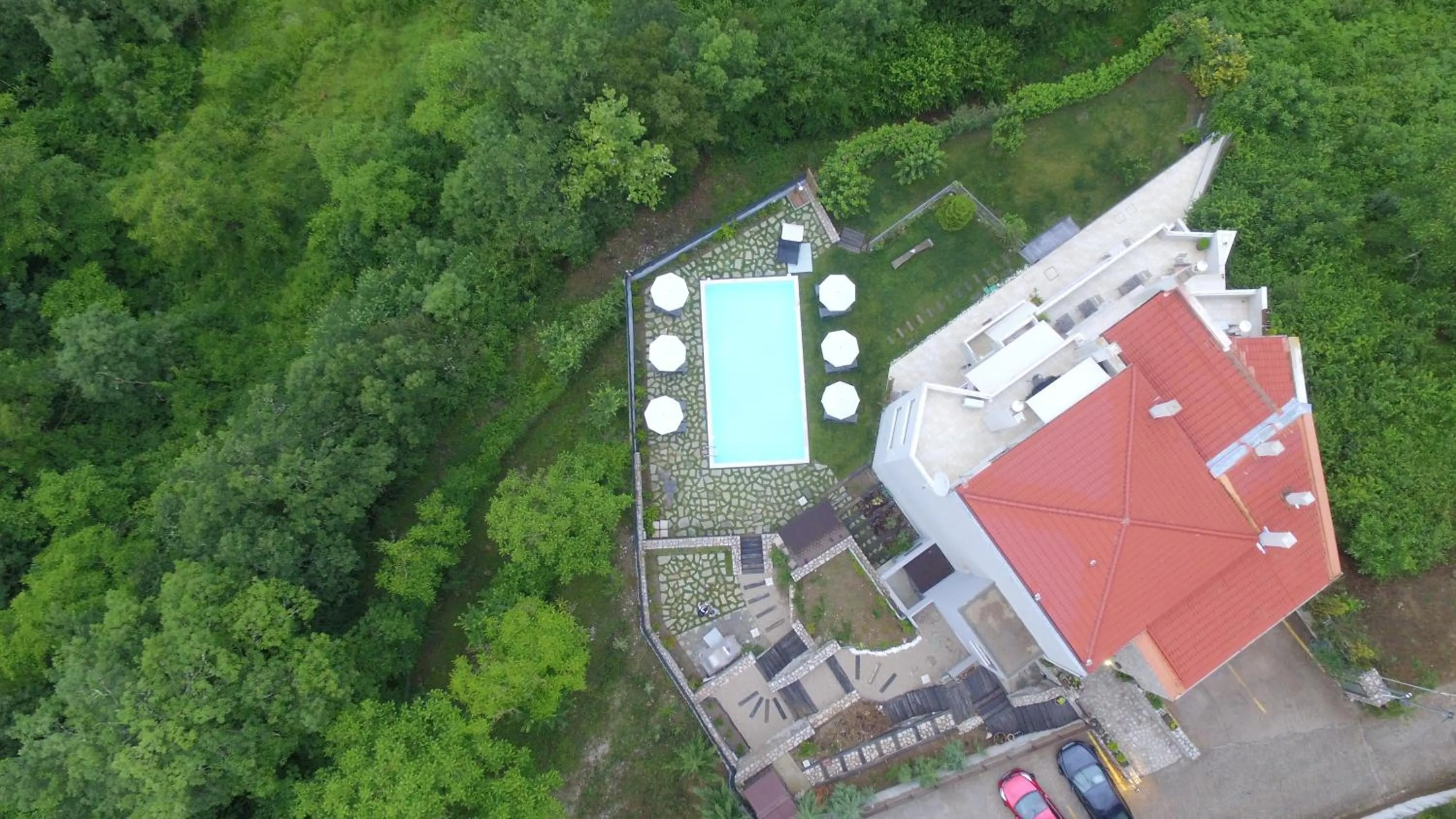 Bird's eye view in Forest Suites Boutique Hotel