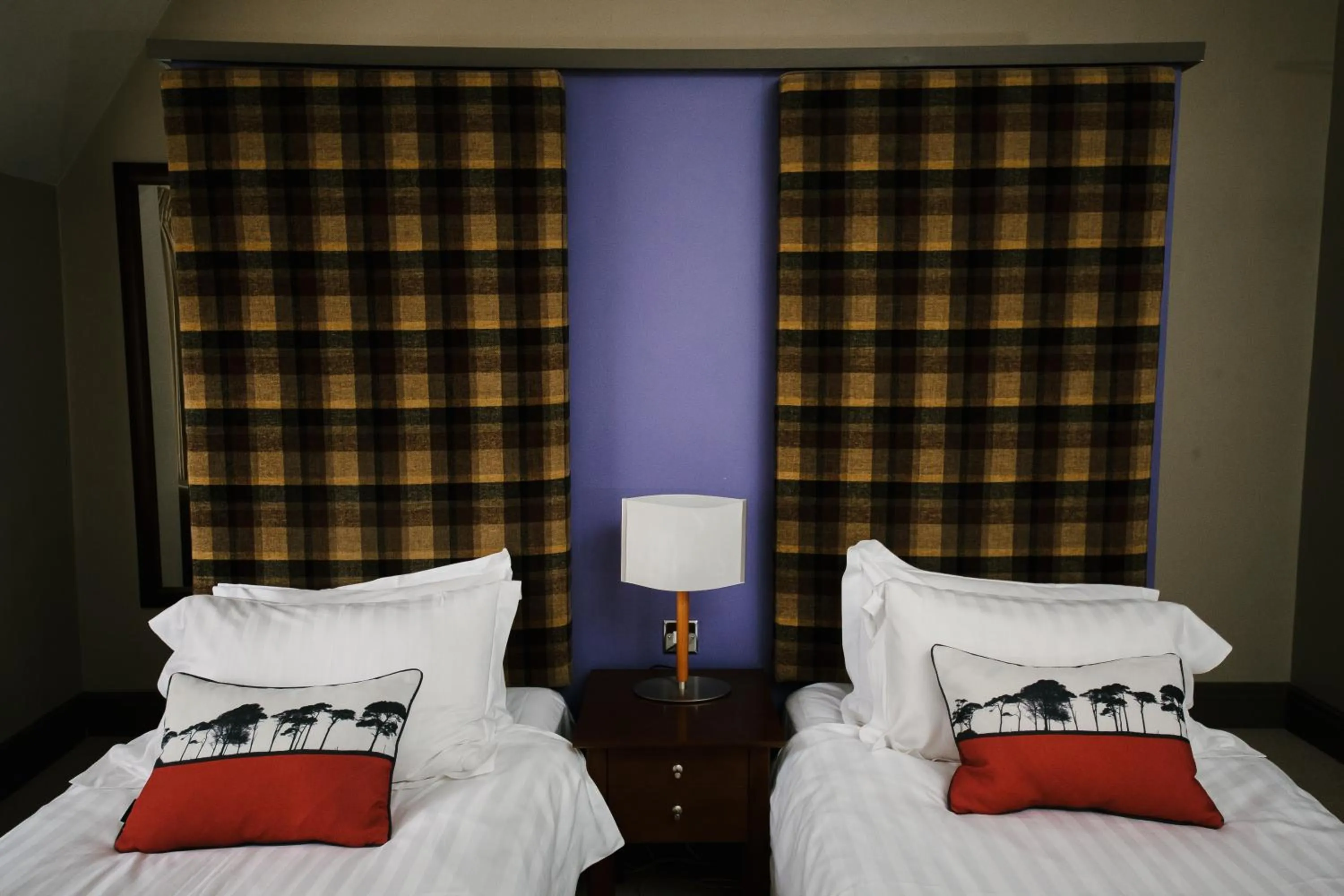 Bed in Forest Hotel