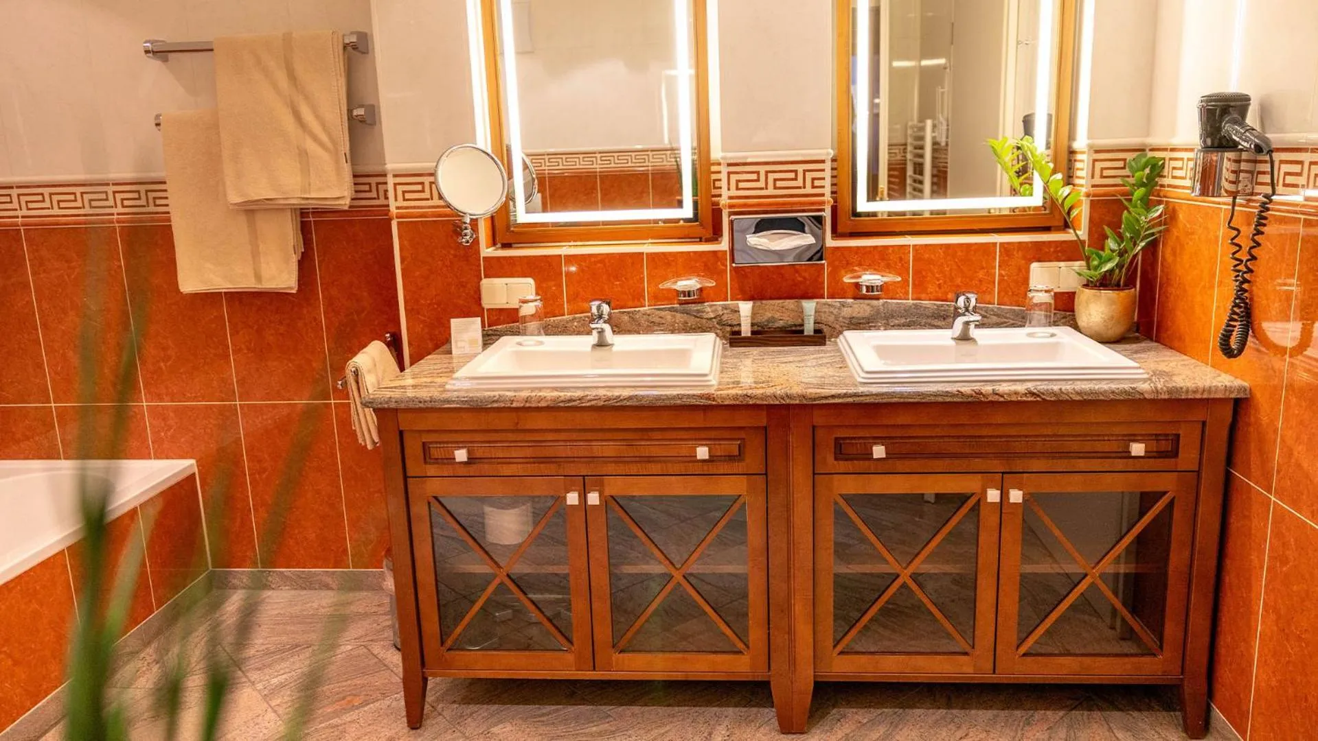 Bathroom in Altstadthotel Bräuwirt