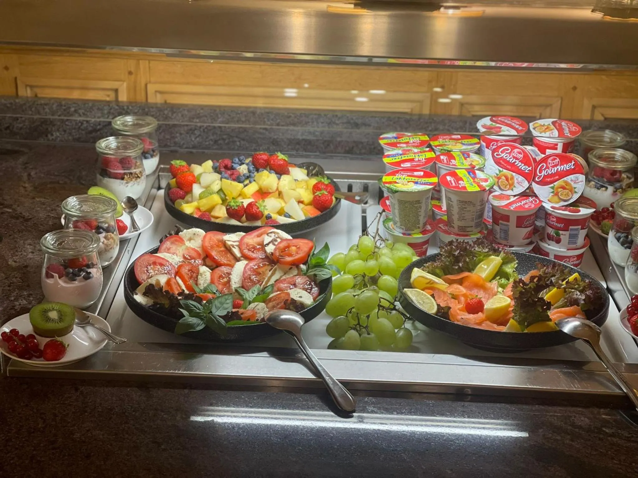 Buffet breakfast in Altstadthotel Bräuwirt