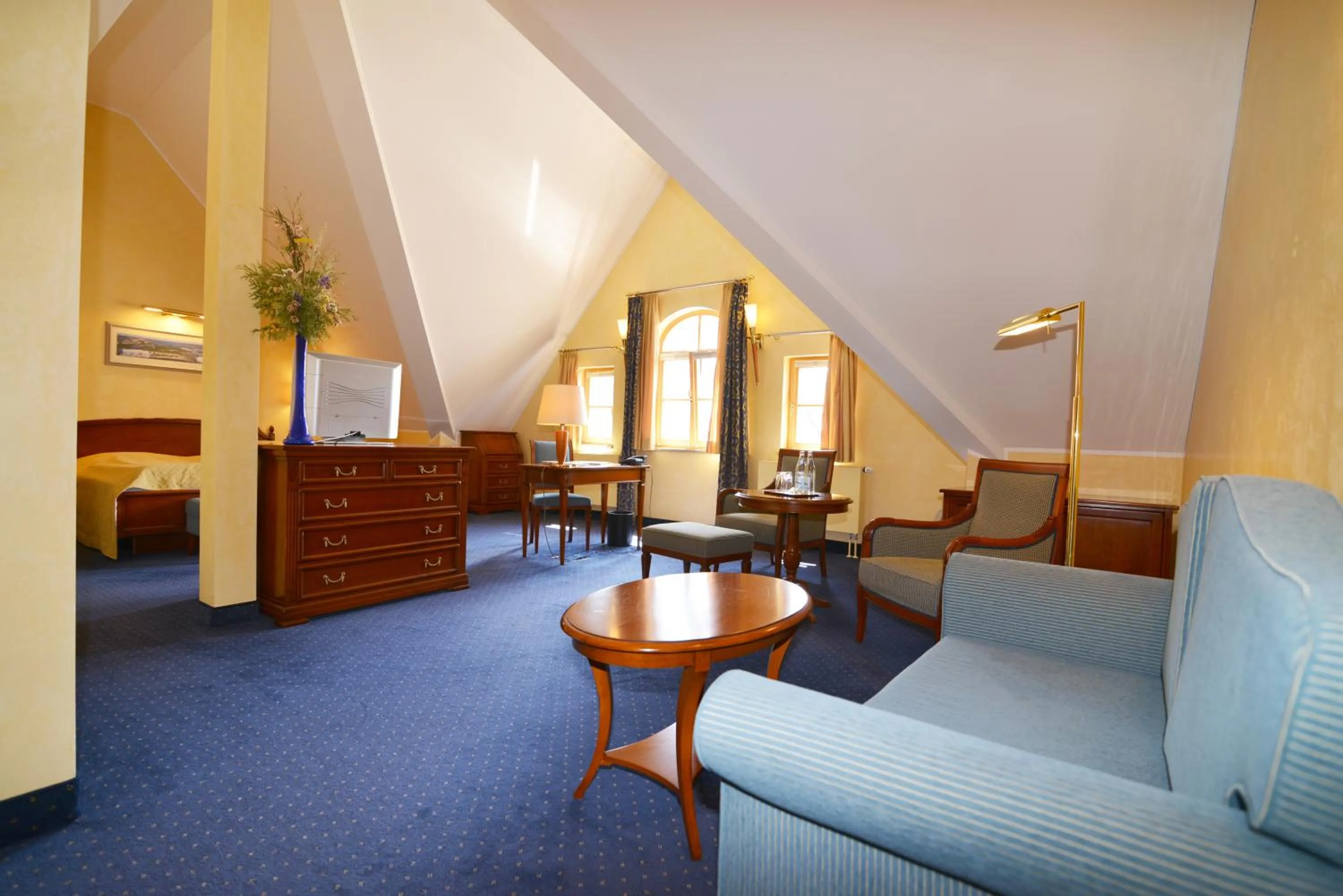 Seating area in Altstadthotel Bräuwirt