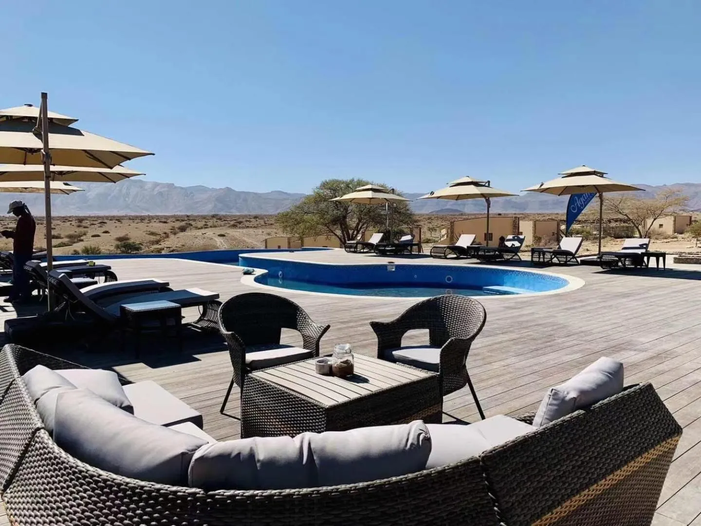 Swimming pool in Agama Lodge