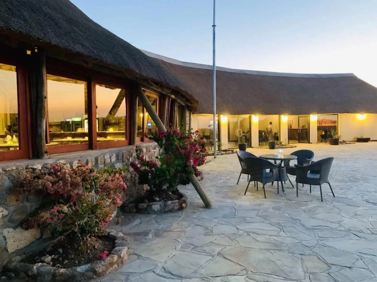 Patio in Agama Lodge