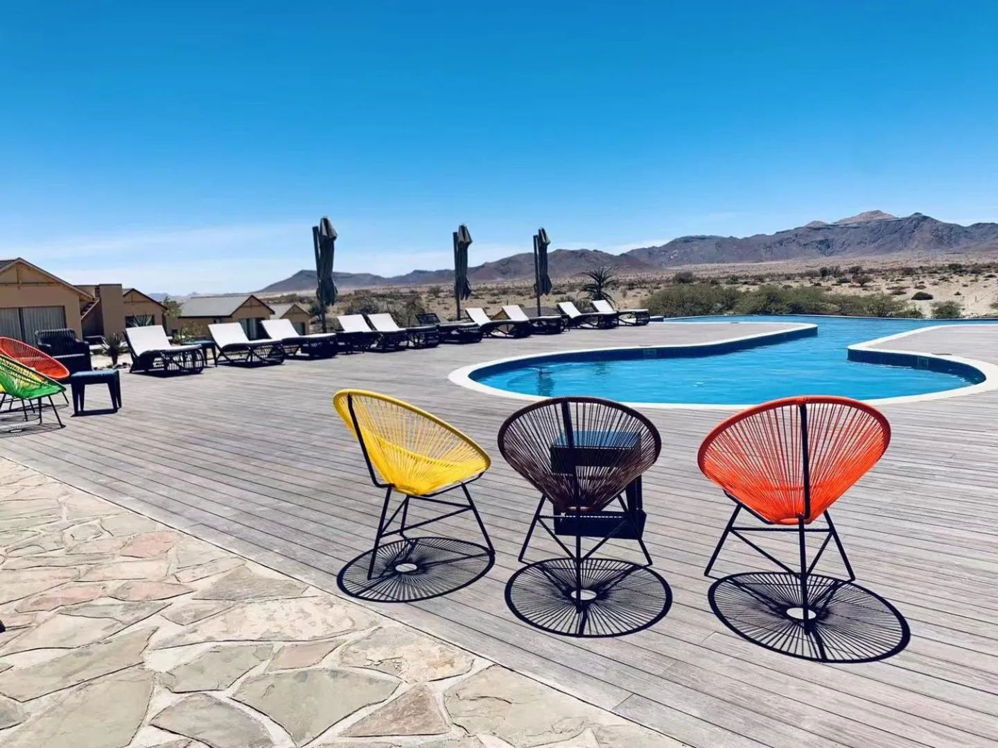 Swimming pool in Agama Lodge