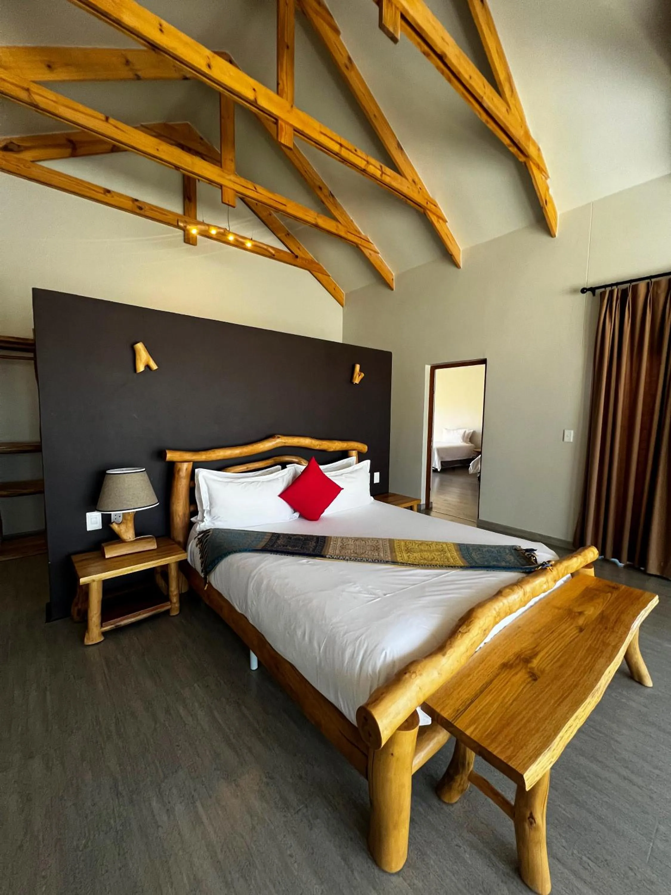Bed in Agama Lodge