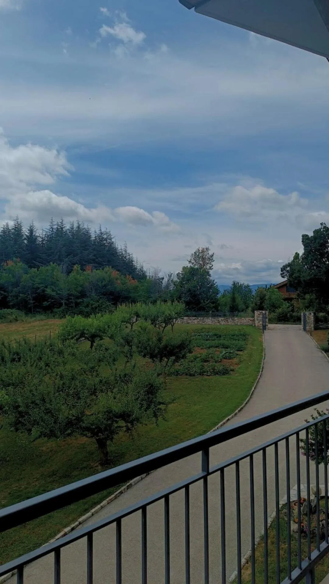 Garden view in Il tramonte