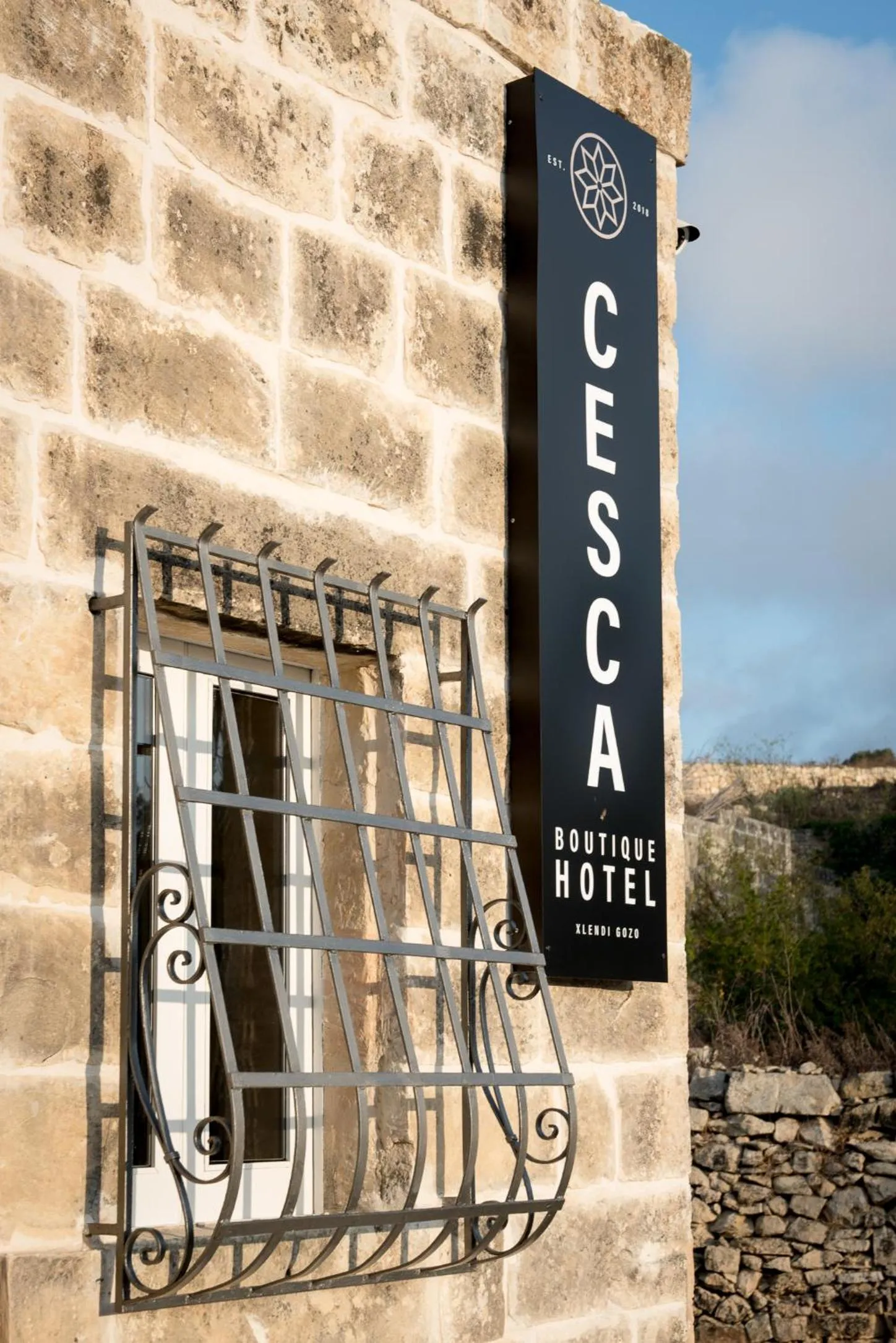 Facade/entrance in Cesca's Boutique Hotel