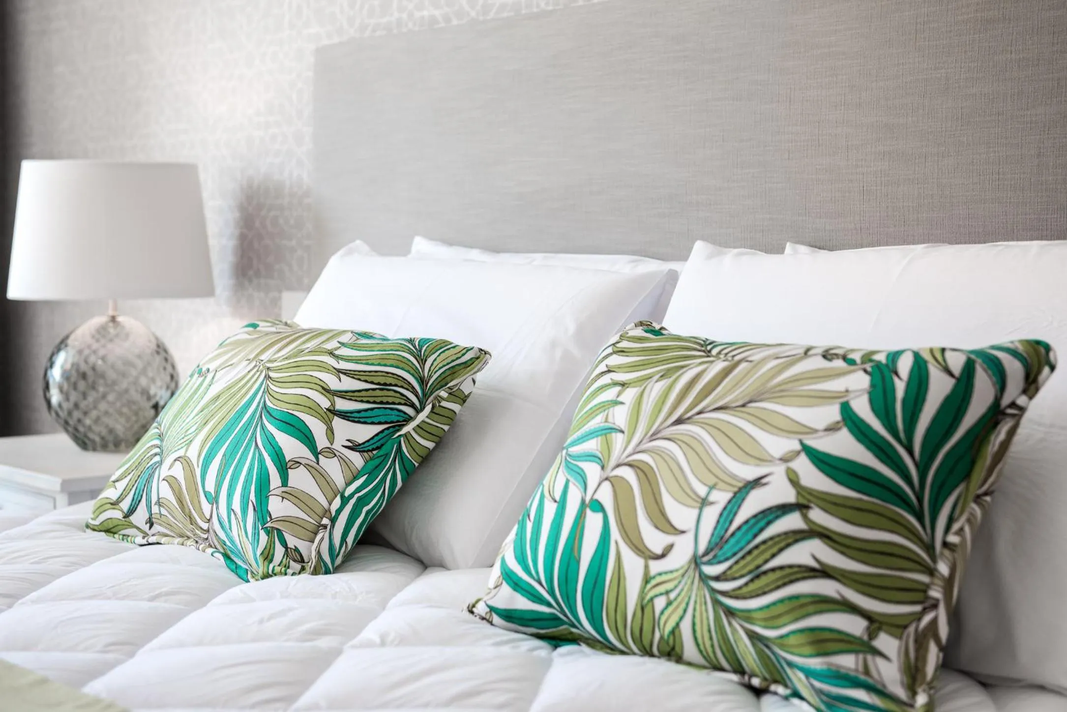 Bed in Cesca's Boutique Hotel