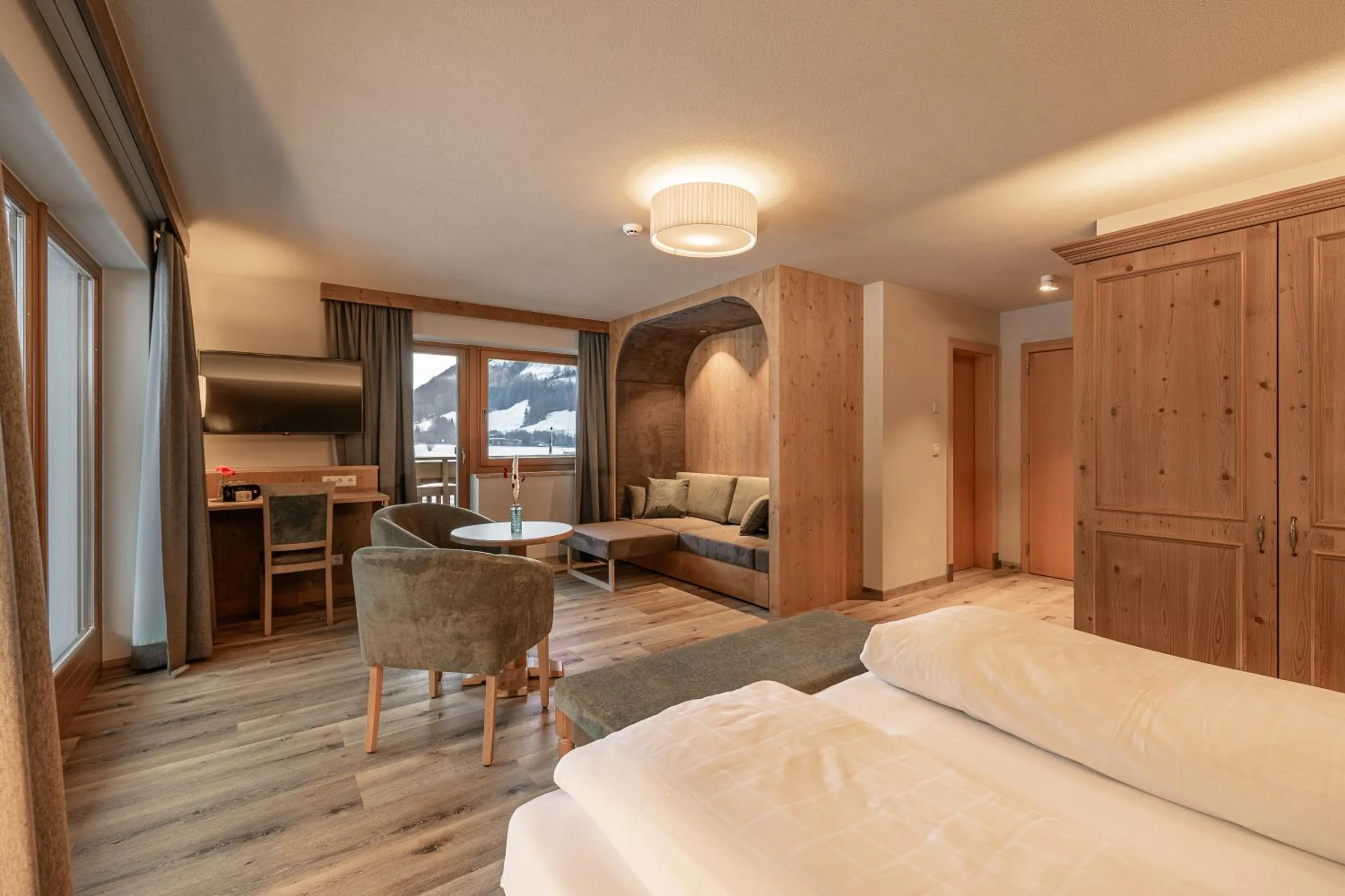 Bed in Martinshof berg herz hotel