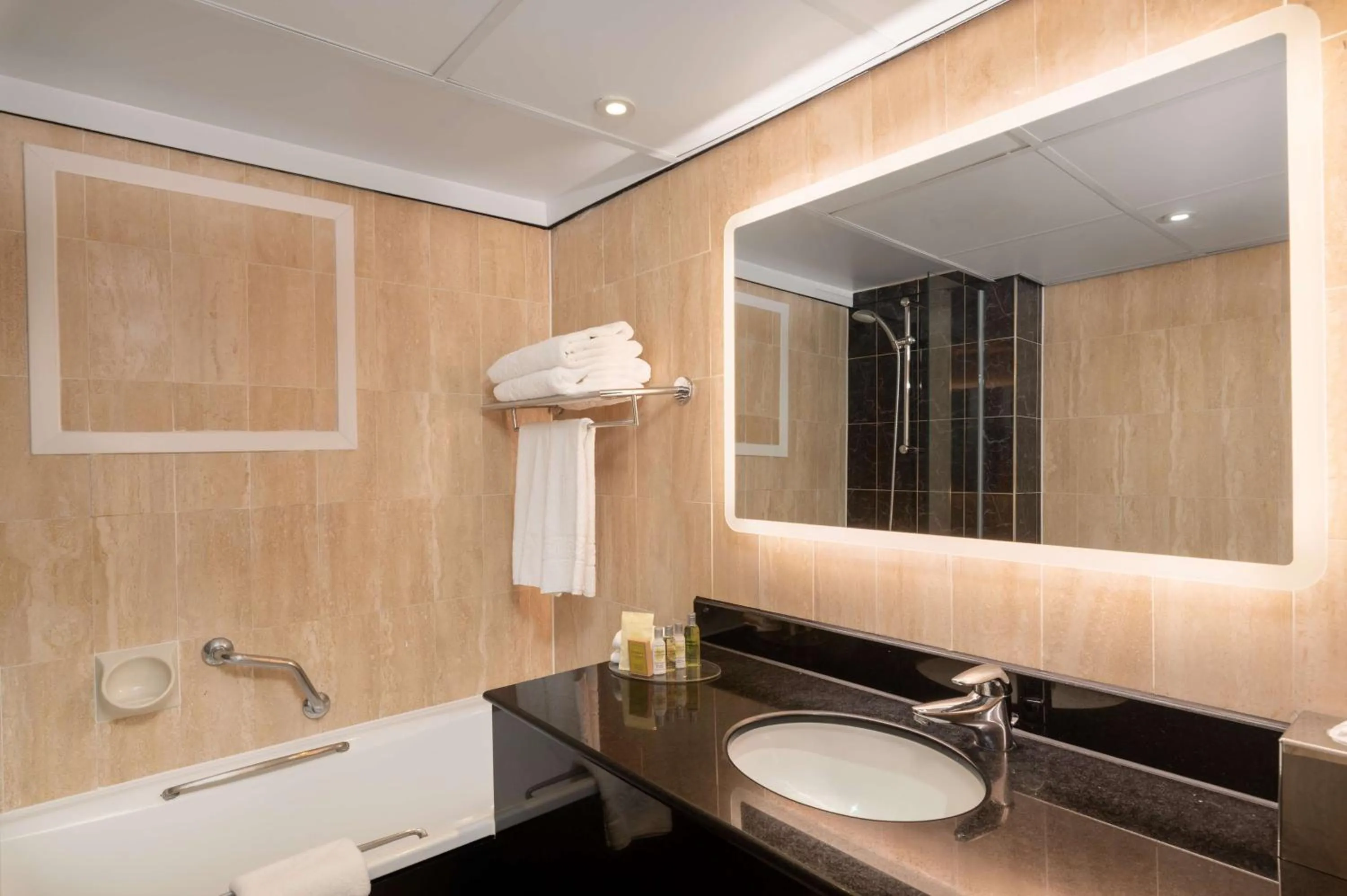 Bathroom in Hilton London Olympia