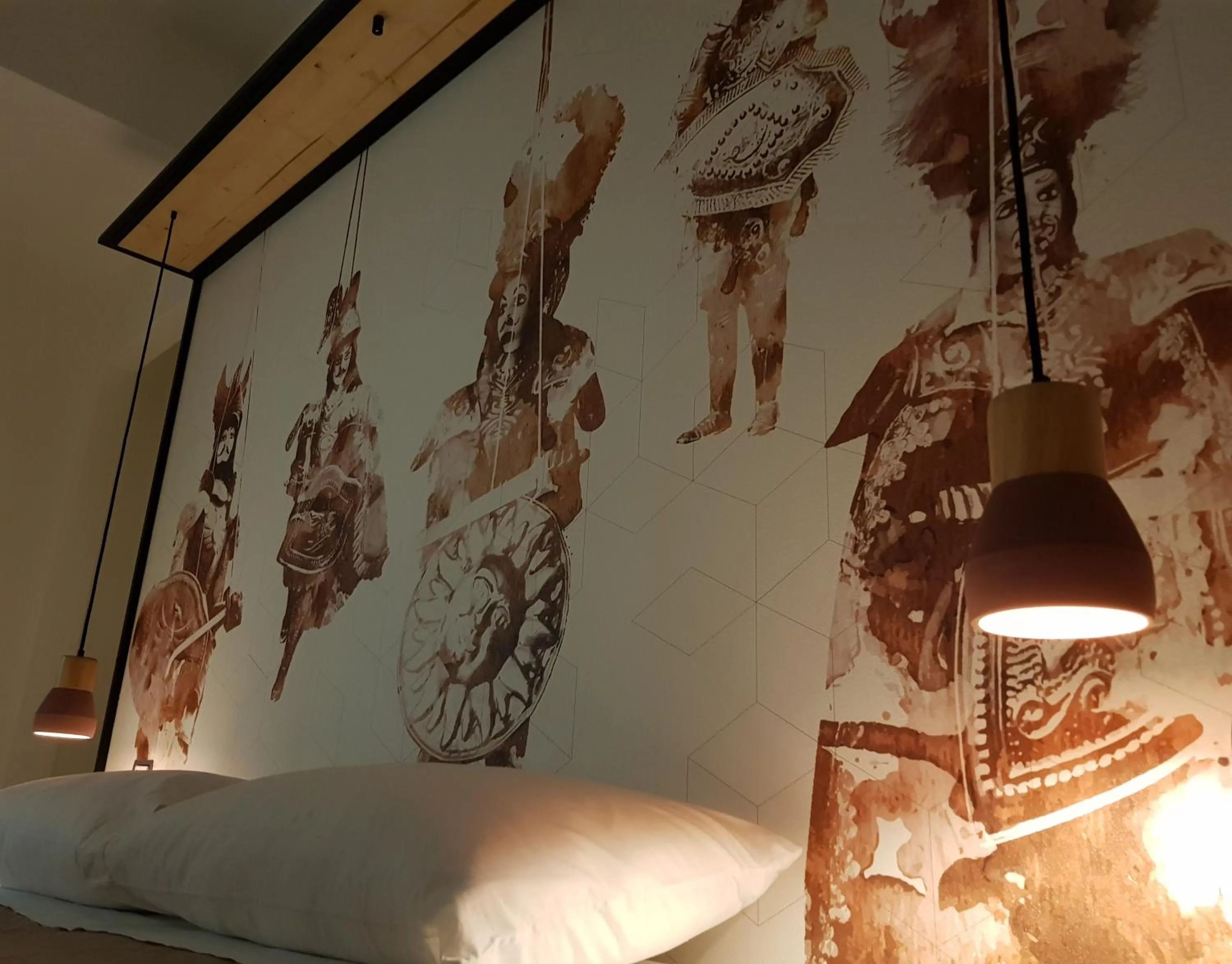 Decorative detail, Bed in AGRO Sicily