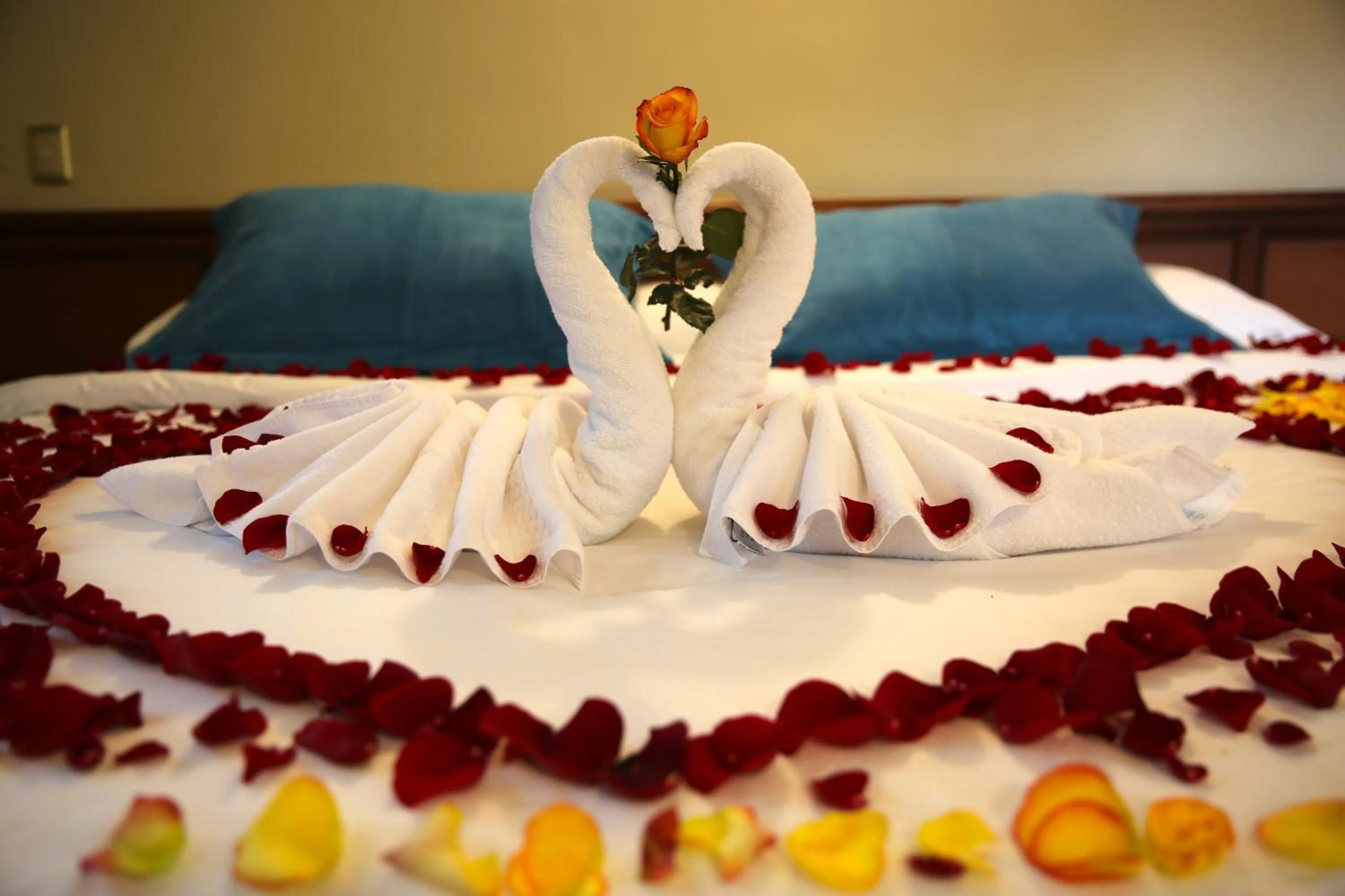 Bed in Hotel Donde Marcelo