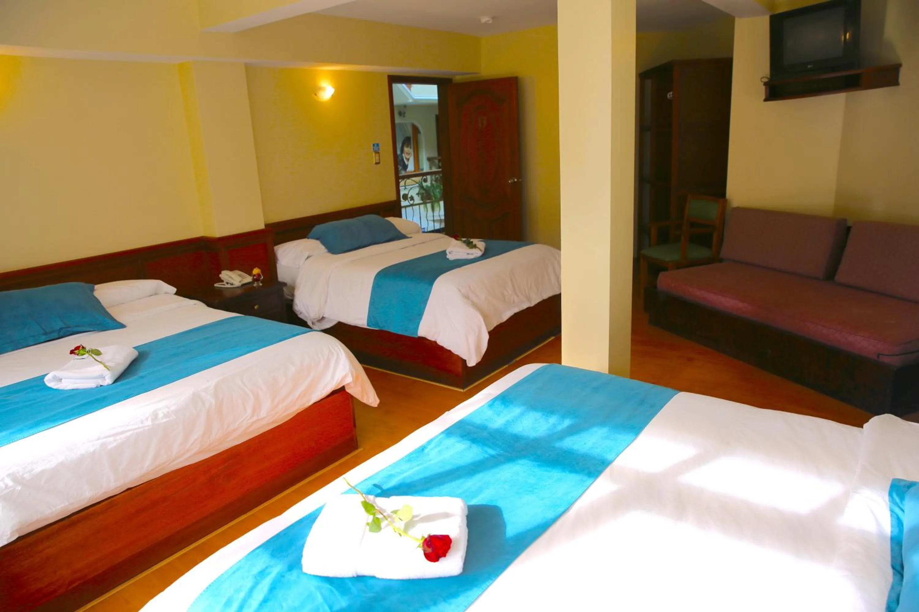 Bed in Hotel Donde Marcelo