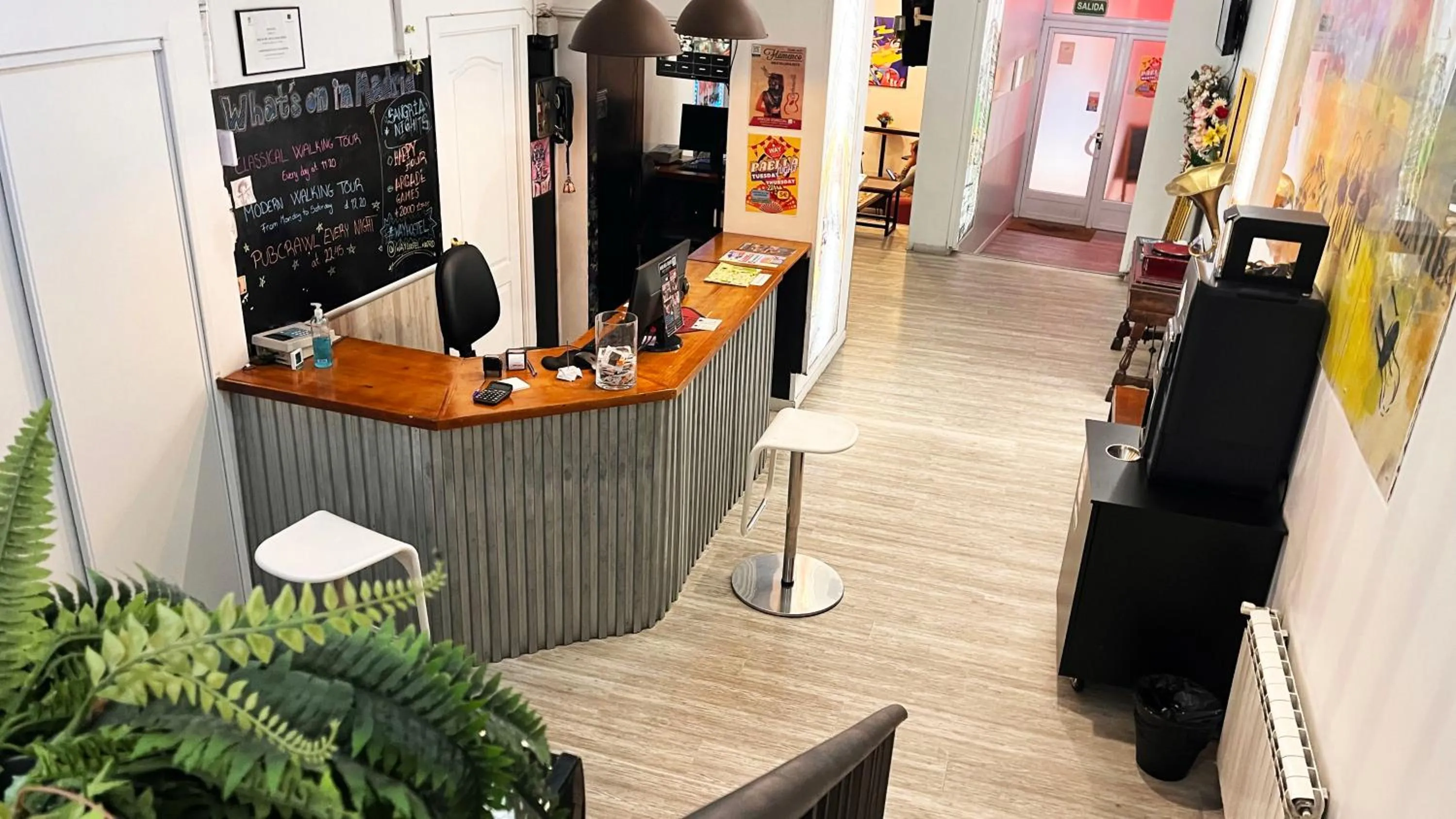 Lobby or reception in Way Hostel Madrid