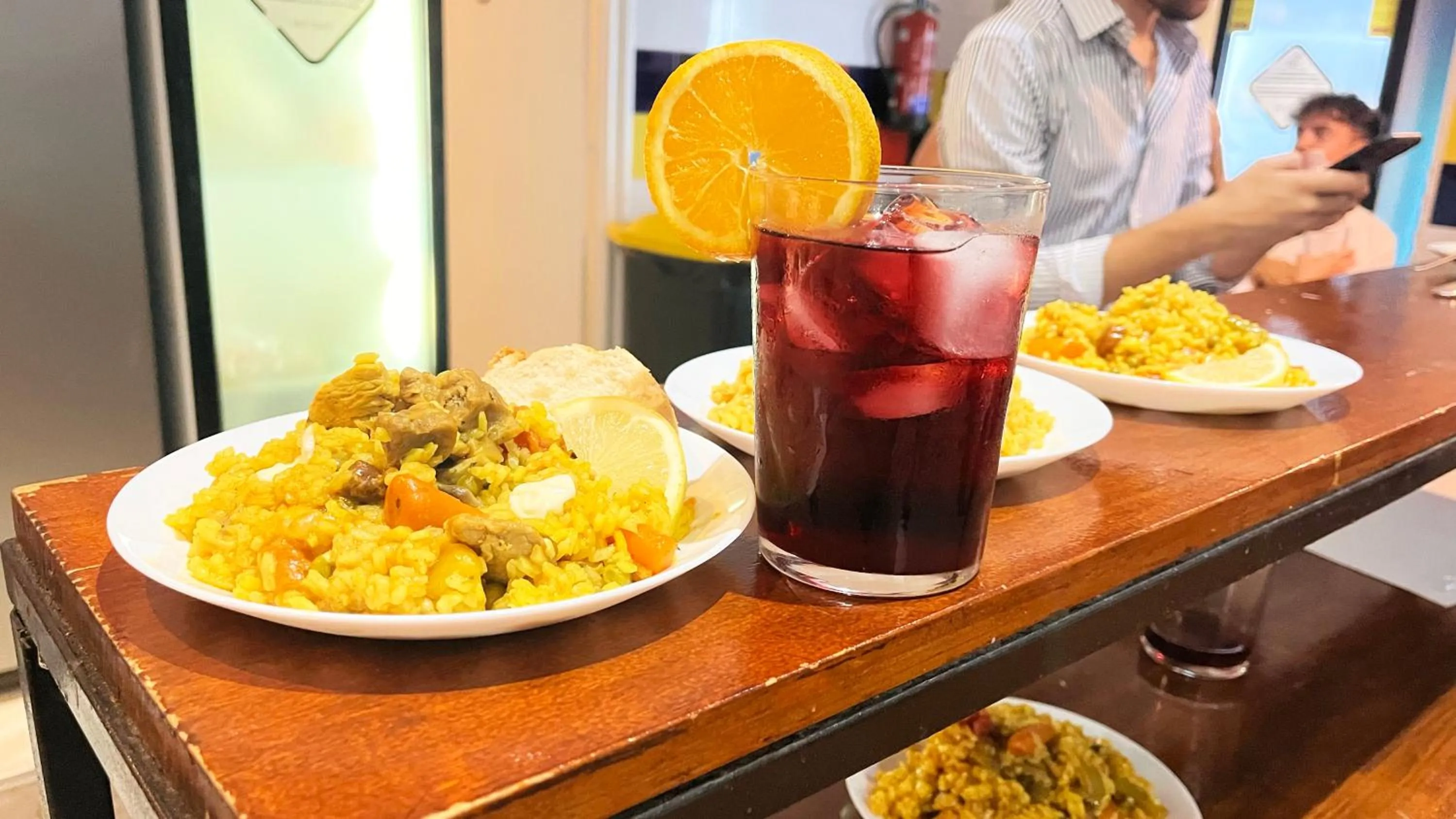 Dinner in Way Hostel Madrid