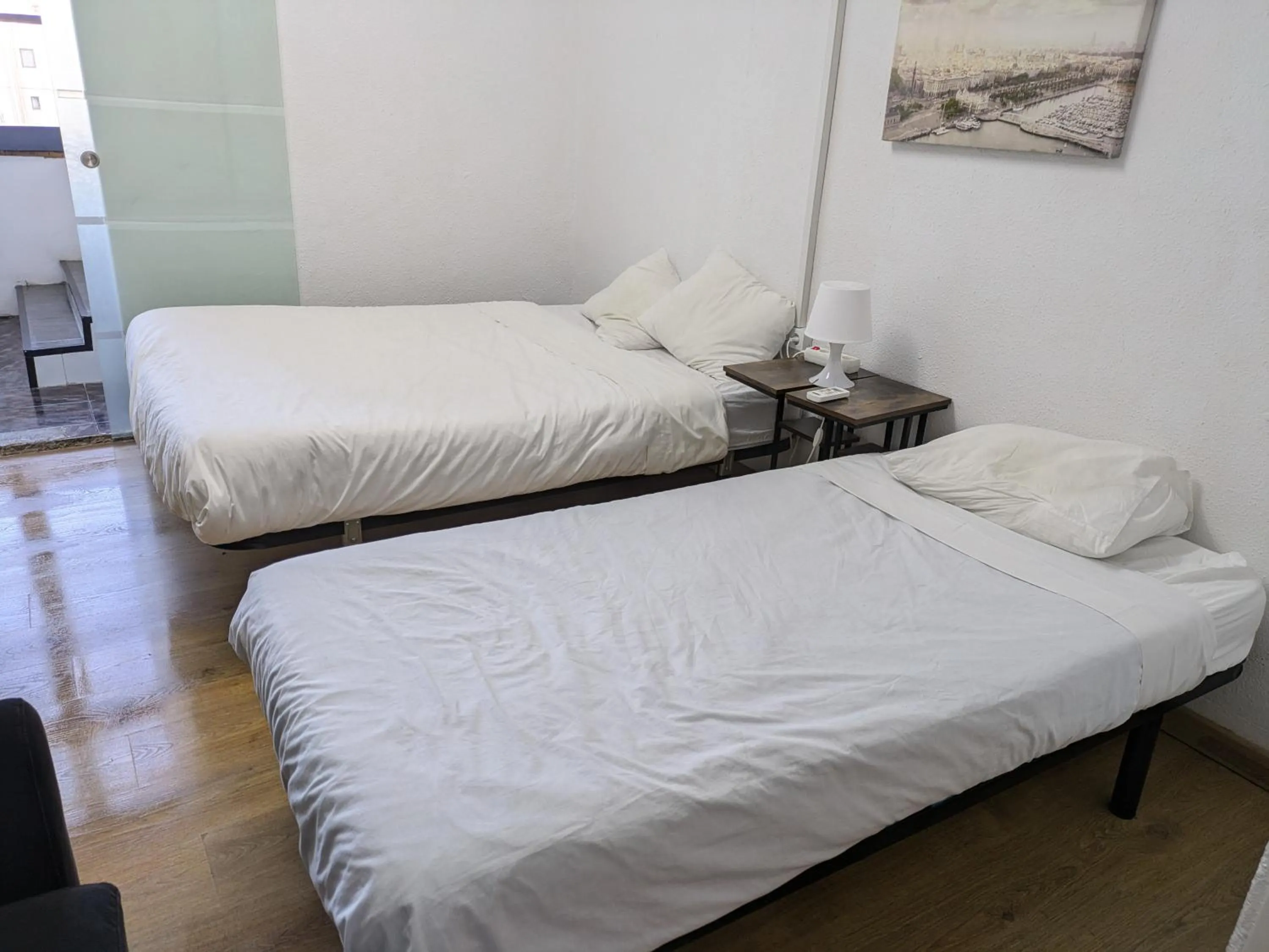 Bed in Pension Casa De Barca