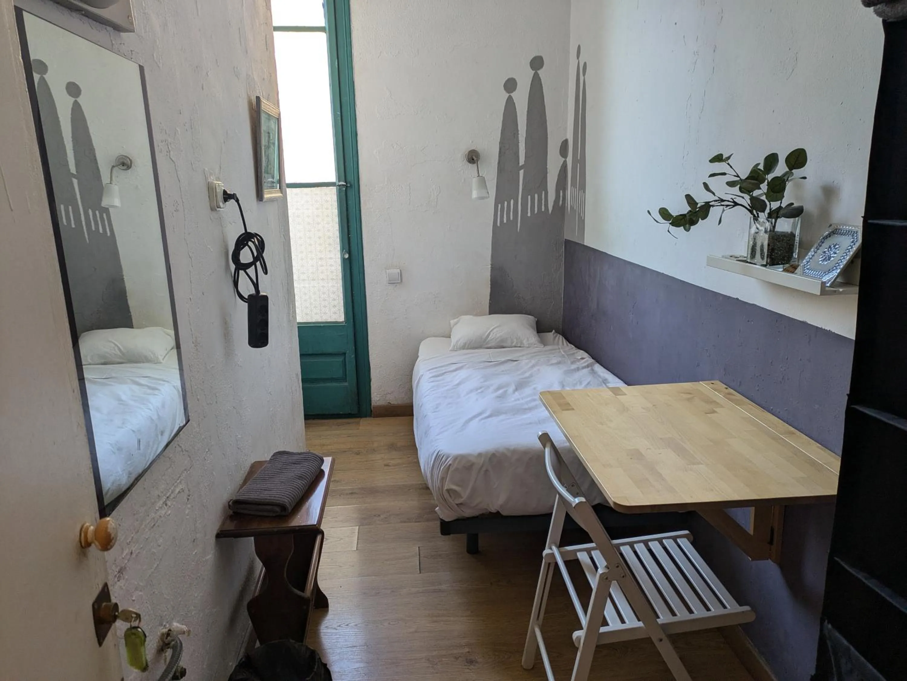 Bed in Pension Casa De Barca