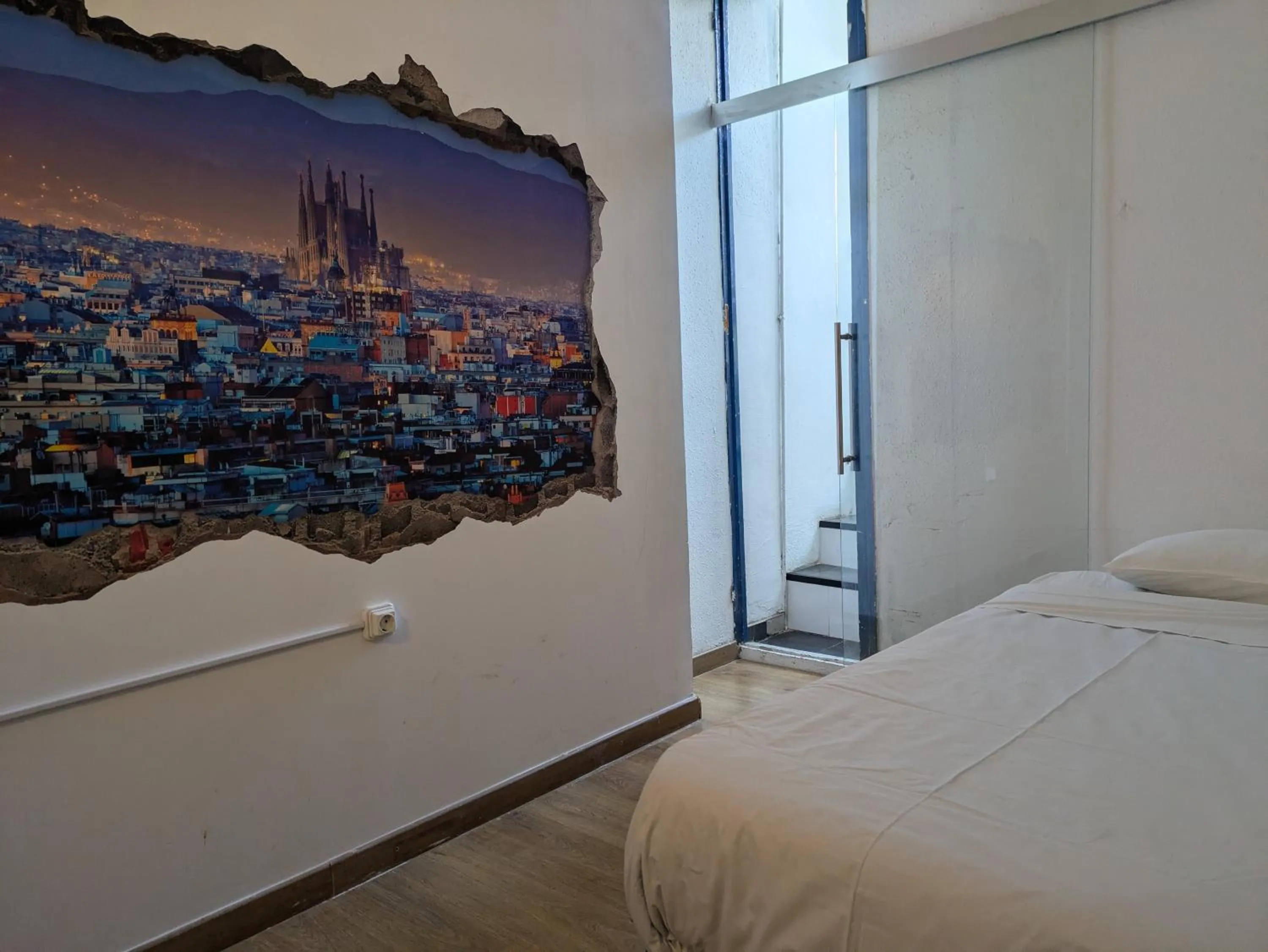 Bed in Pension Casa De Barca