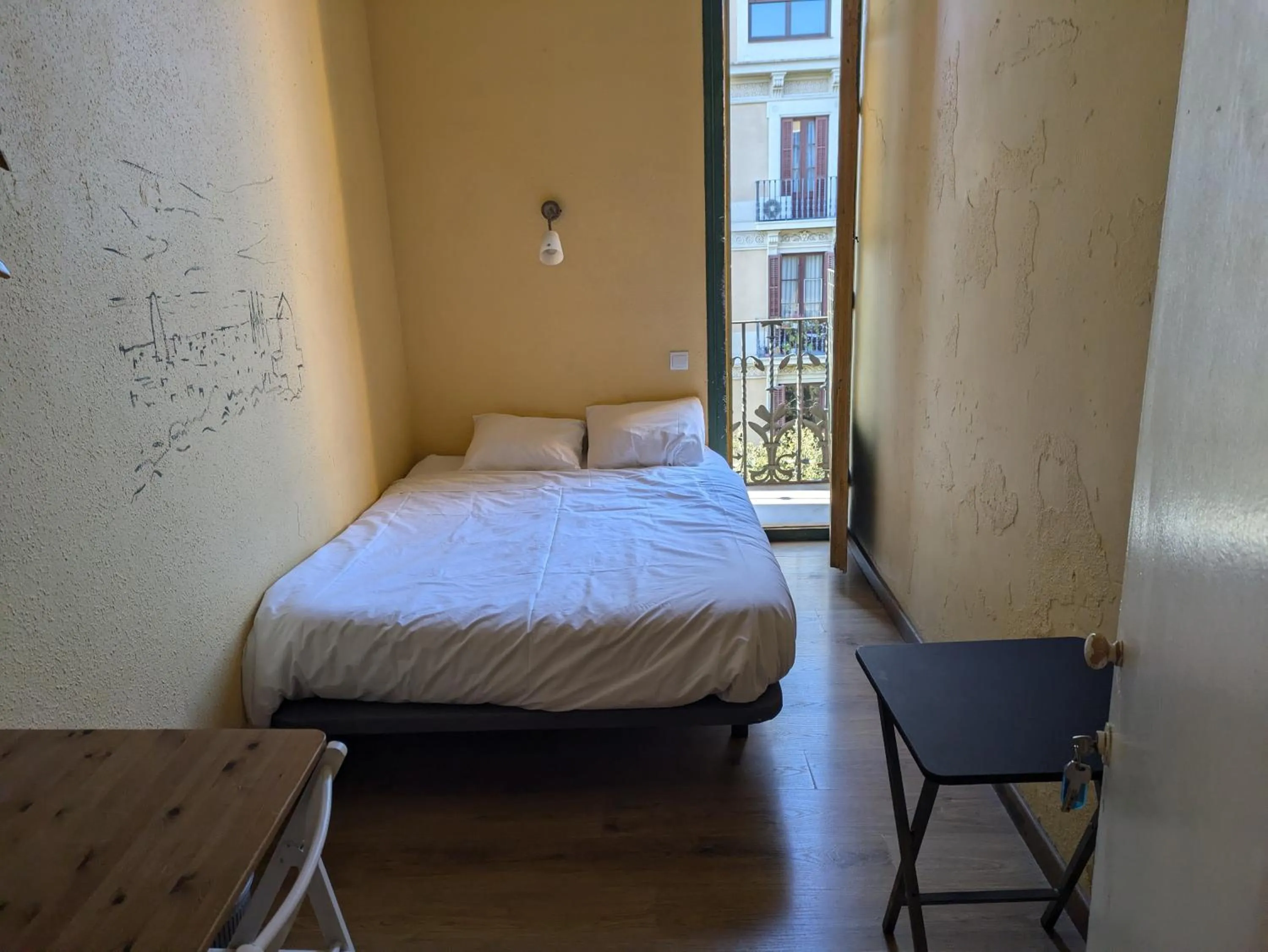 Bed in Pension Casa De Barca