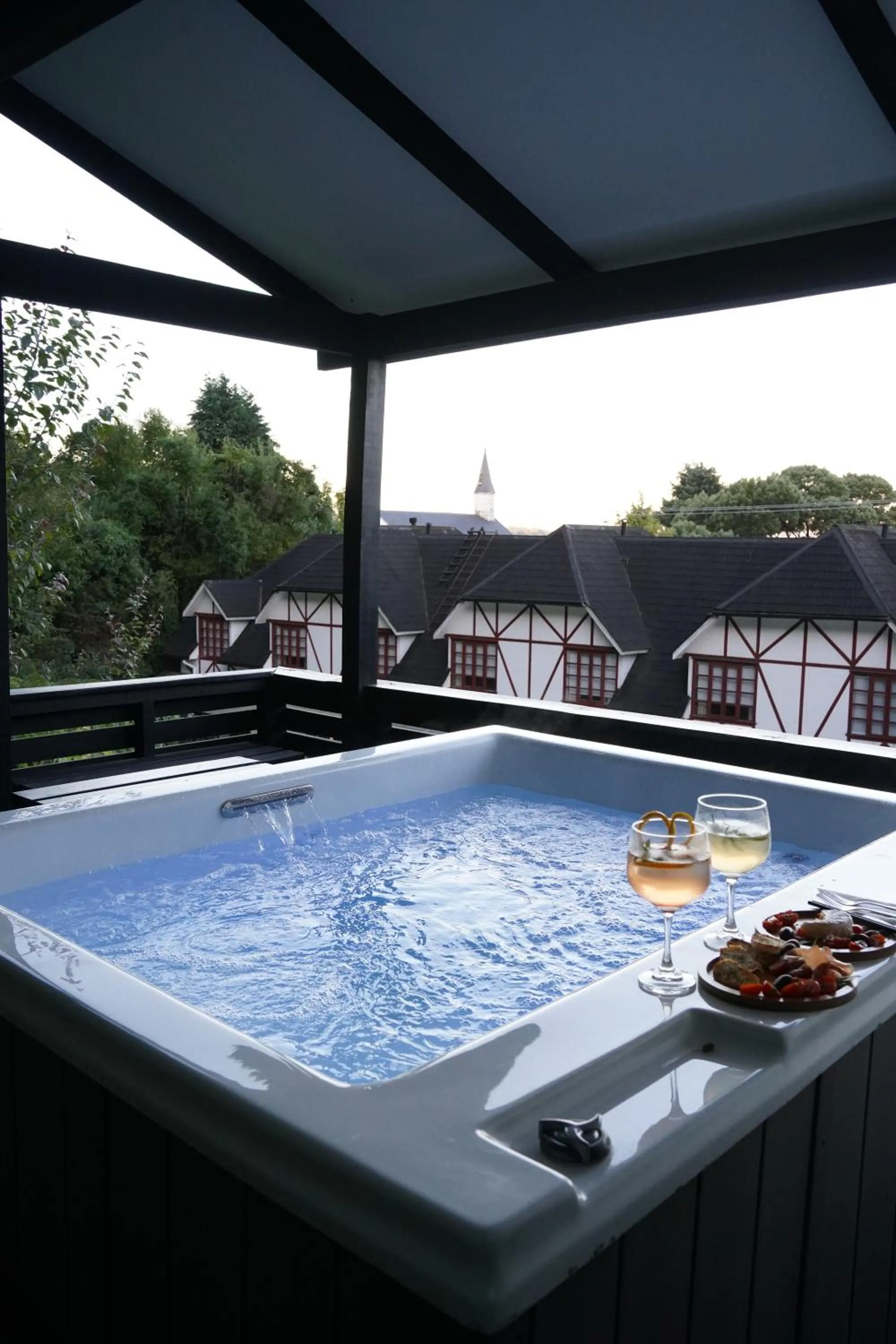 Hot Tub in Hotel Frutillar
