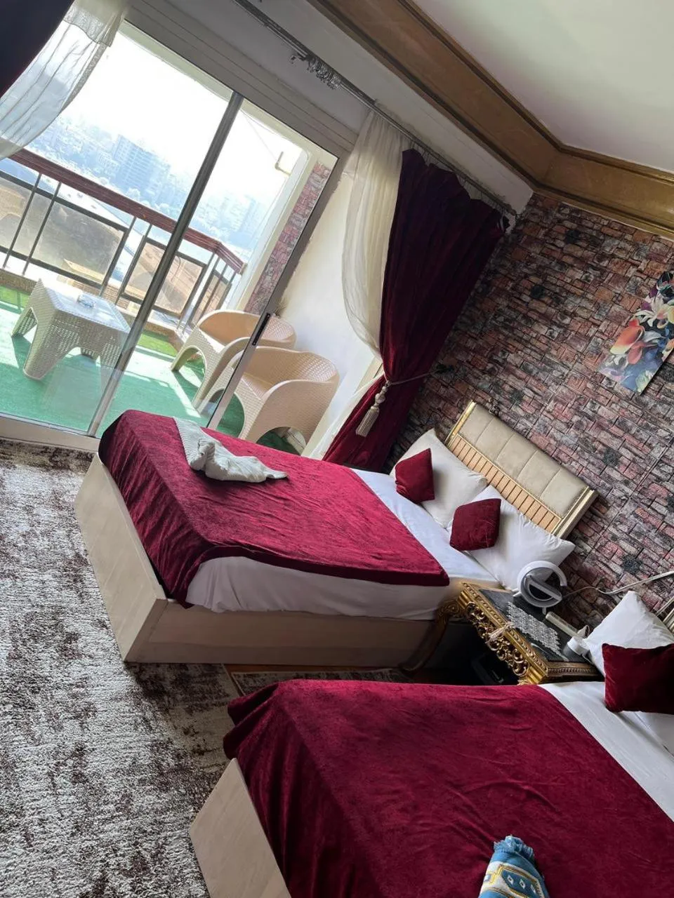 Bed in Nile Star Suites &Apartment