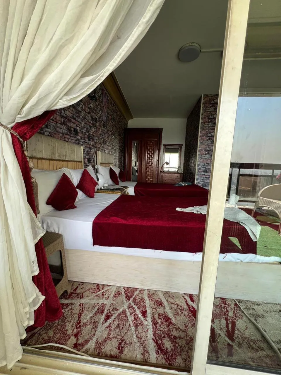 Balcony/Terrace, Bed in Nile Star Suites &Apartment
