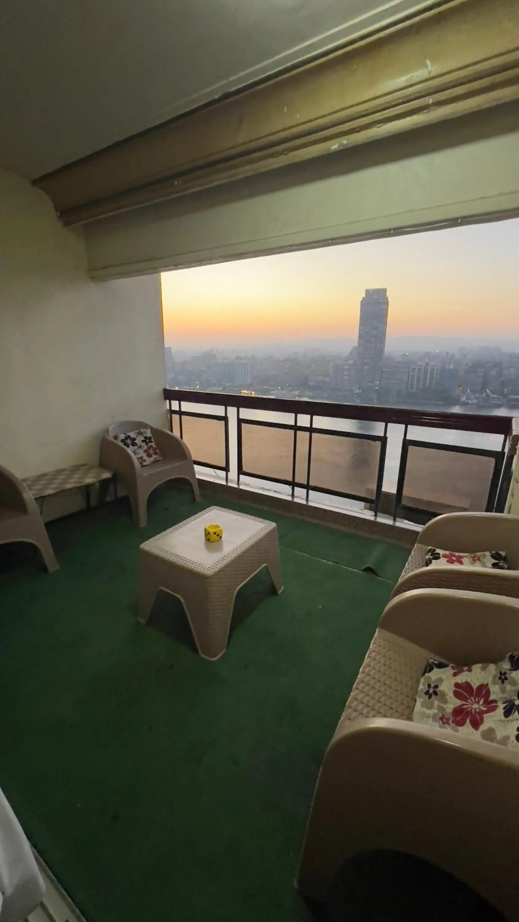 Balcony/Terrace, Bed in Nile Star Suites &Apartment