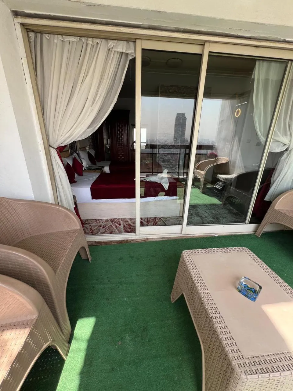 Seating area, Bed in Nile Star Suites &Apartment