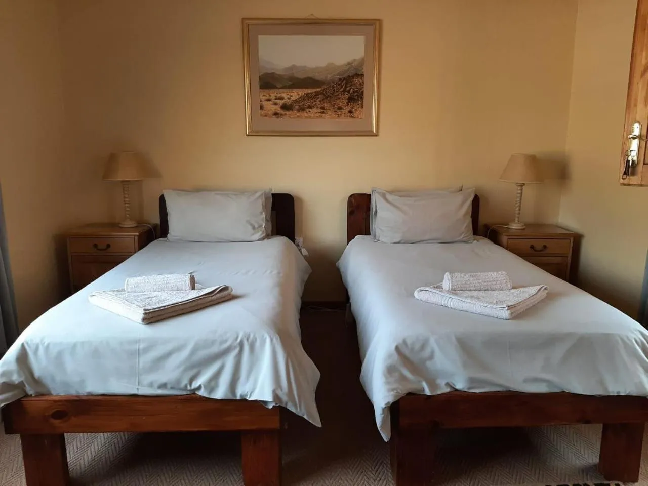 Bed in Goibib Mountain Lodge