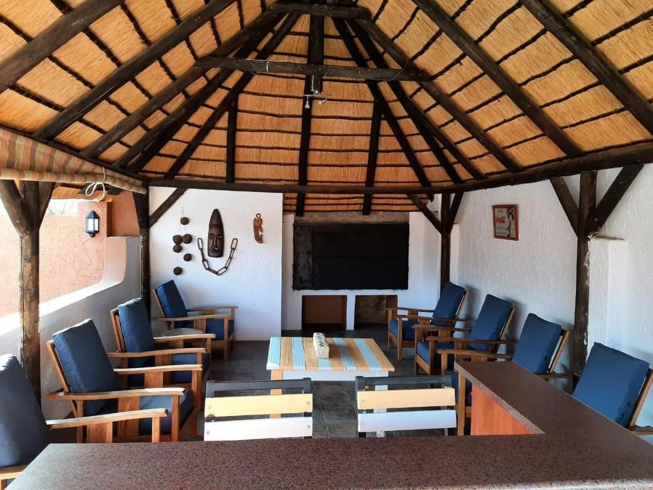 Pool view in Goibib Mountain Lodge