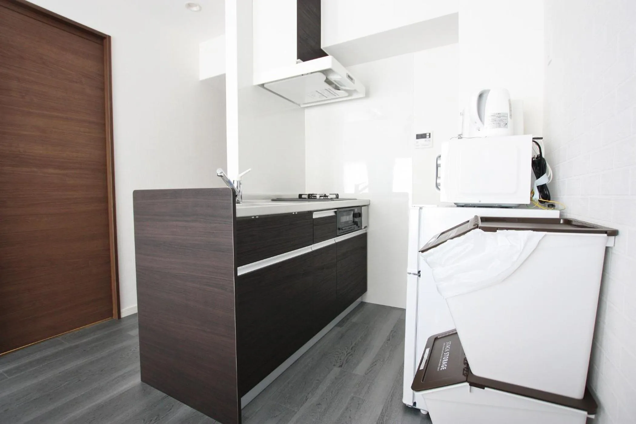 Kitchen or kitchenette in Forest inn Tenjinminami