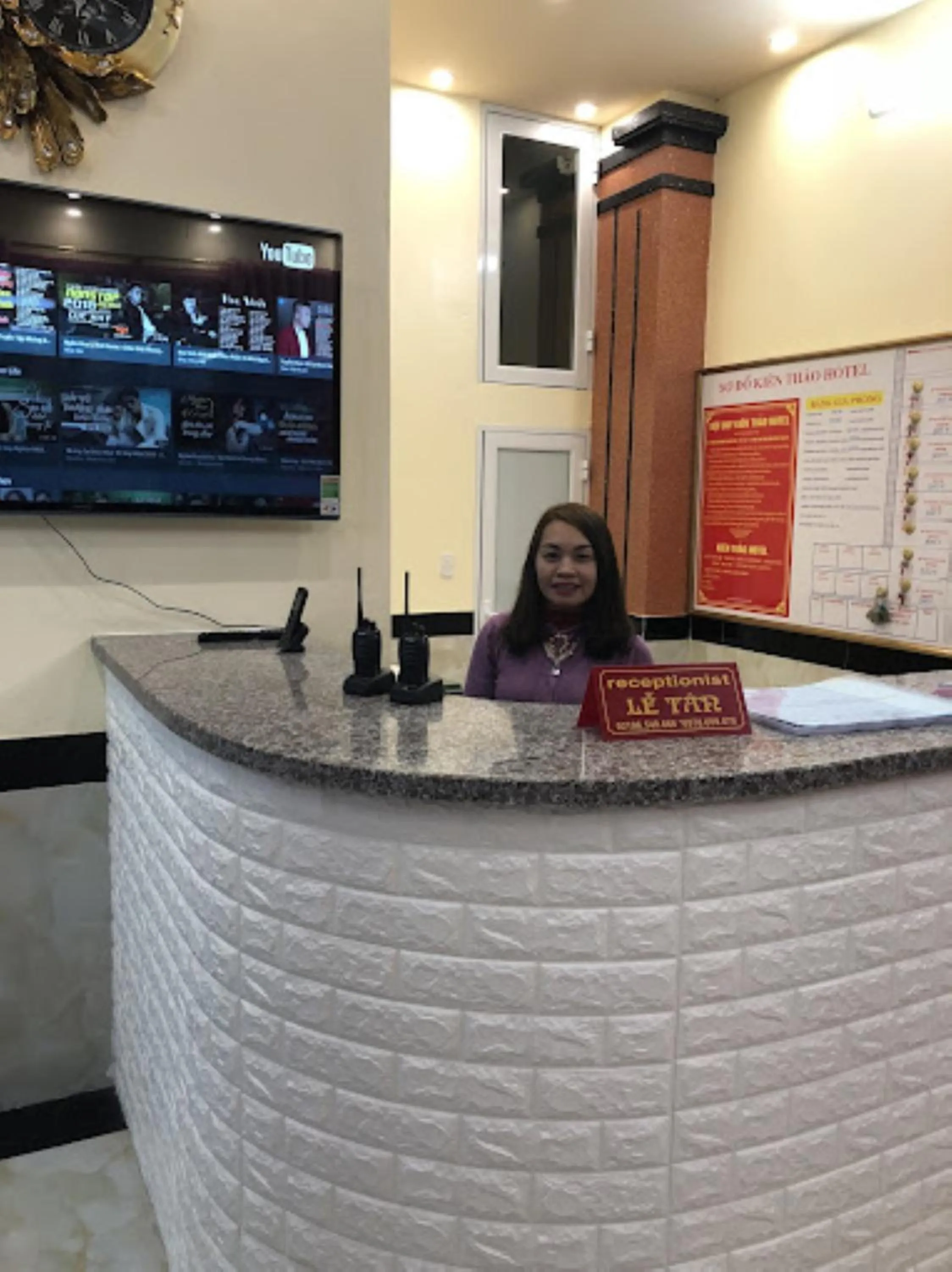 Lobby or reception in Kien Thao Hotel